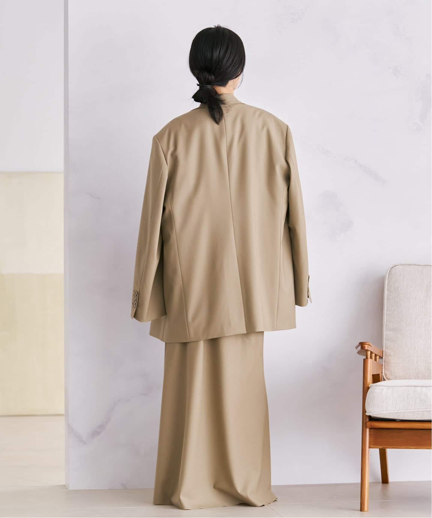 予約》Masculine Oversized ジャケット（テーラードジャケット