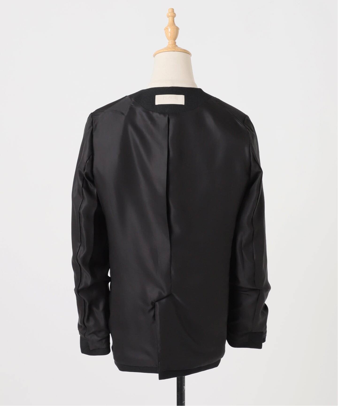 予約》Collarless ジャケット（ノーカラージャケット）｜Plage