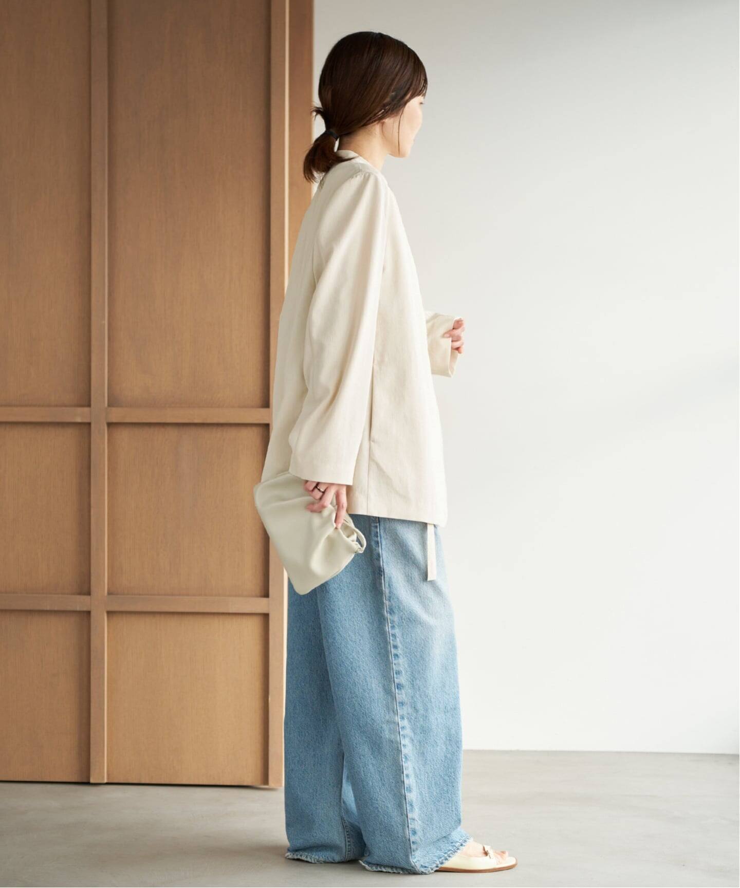 ほぼ未使用✨24SS✨Plage LIGHT ジャケット ベージュ リネン M Plage（ノーカラージャケット ・ ベージュ系）のフリマアイテム一覧