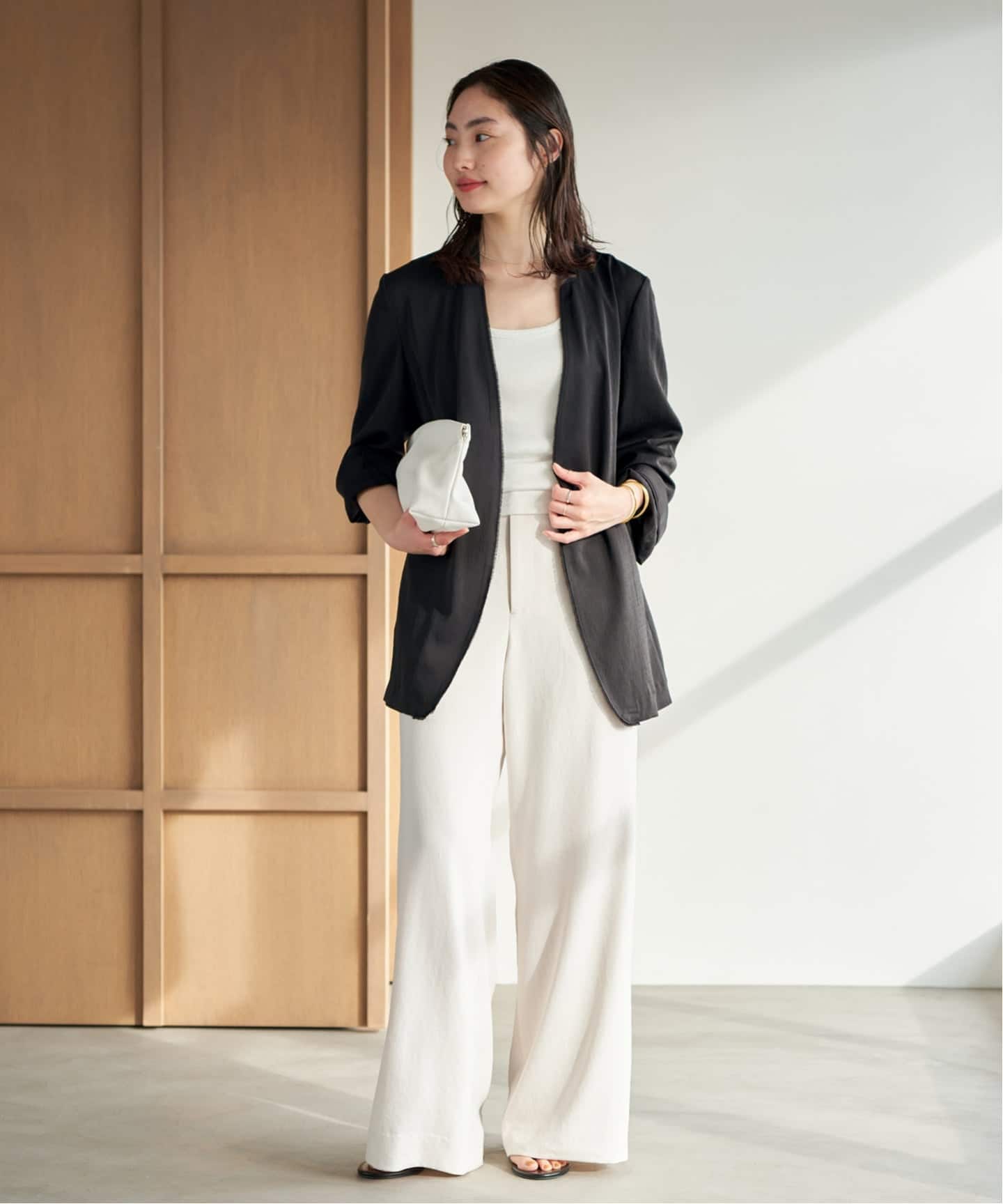 plage Light nocollar ジャケット 追加》Light nocollar ジャケット 2（ノーカラージャケット）｜Plage