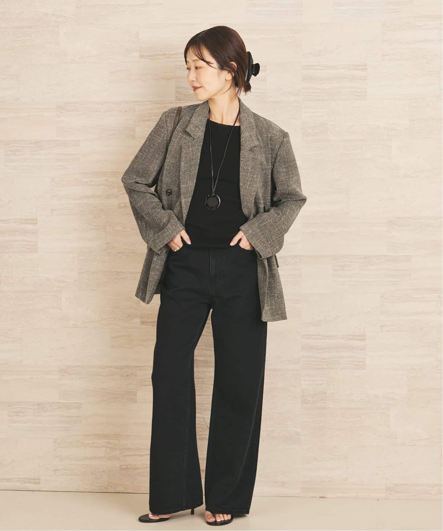plage R'IAM ミニツイードジャケットサイズ36 R'IAM MINI TWEED ジャケット（テーラードジャケット）｜Plage