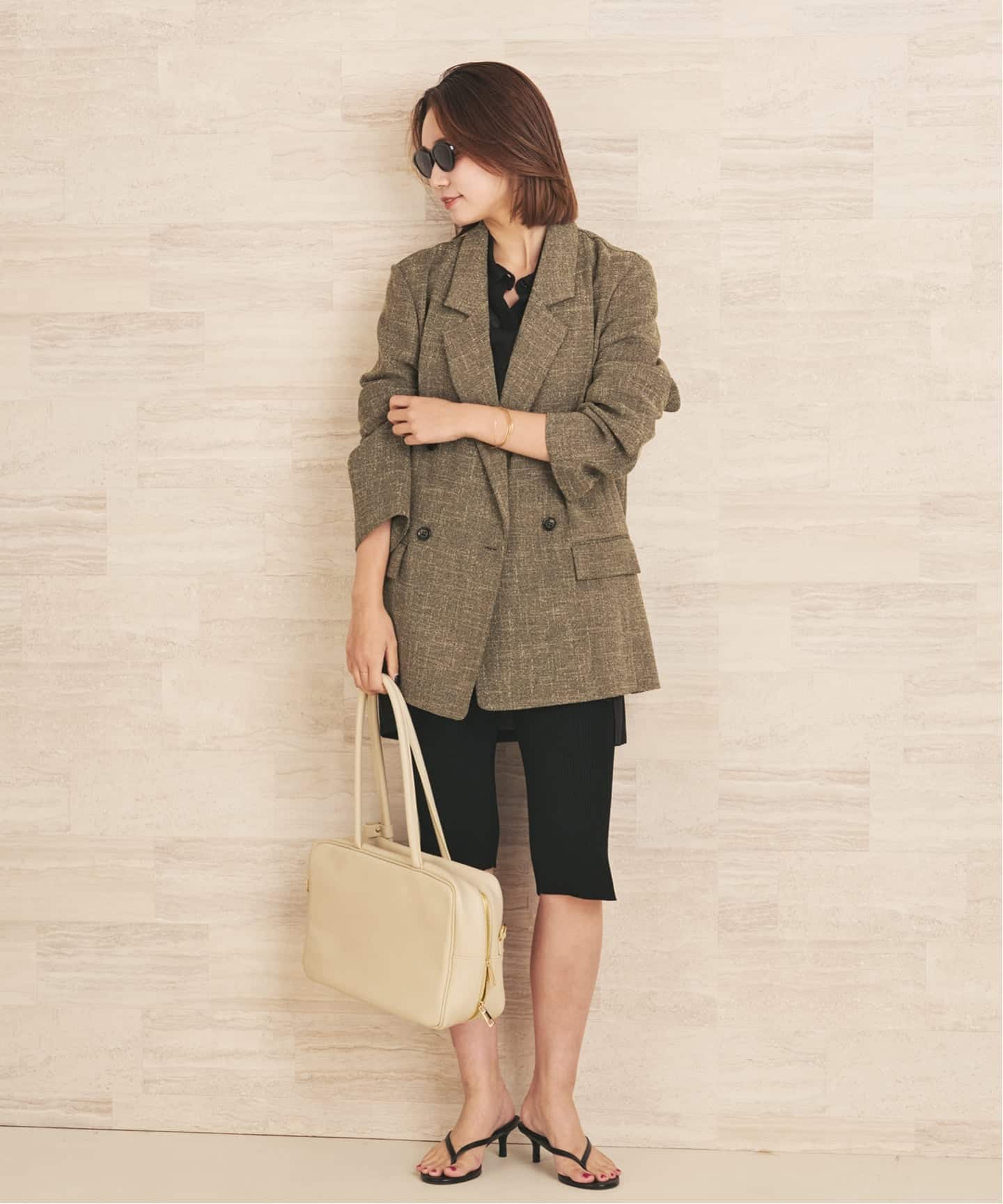 R'IAM MINI TWEED ジャケット（テーラードジャケット）｜Plage