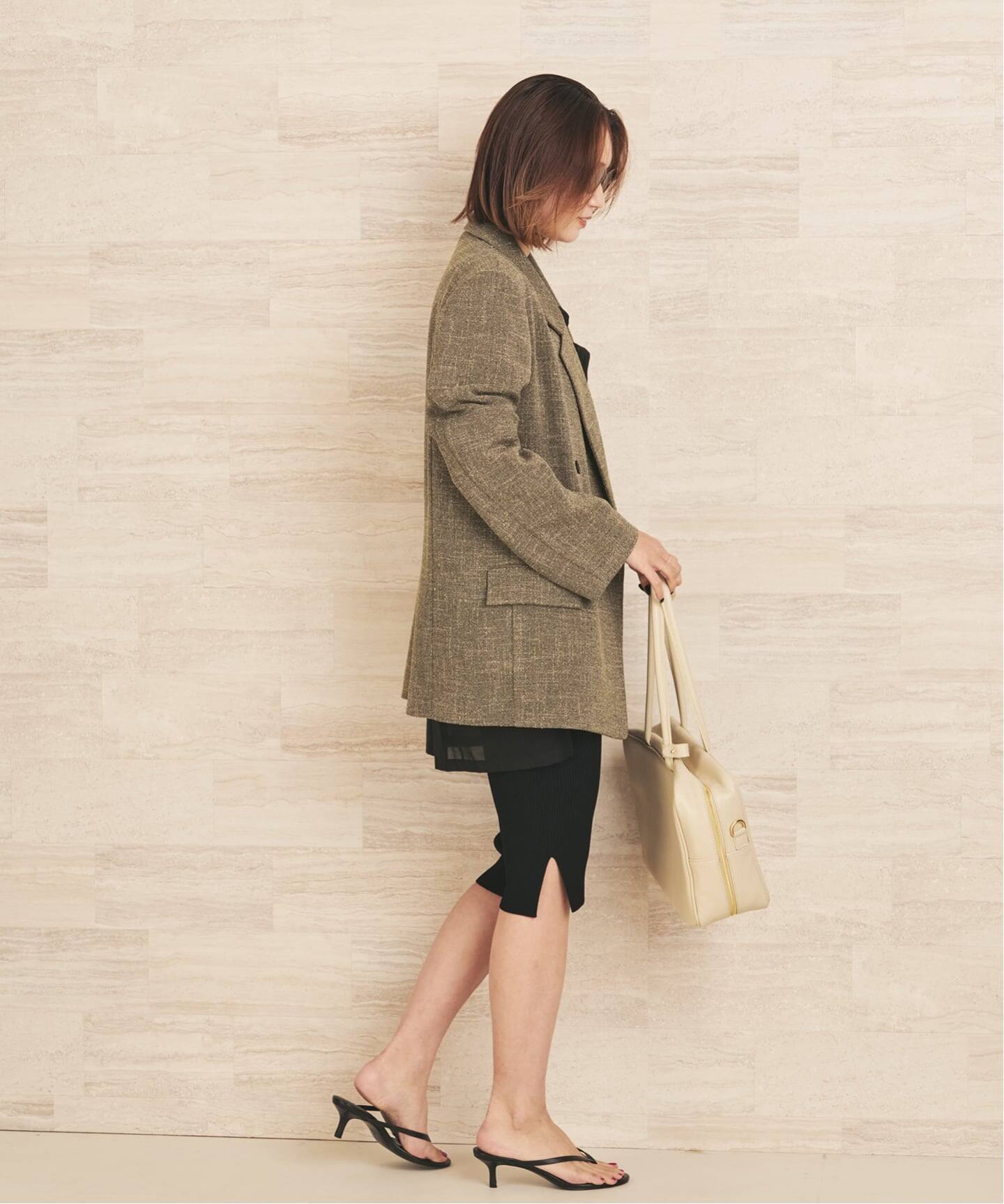 予約》R'IAM MINI TWEED ジャケット（テーラードジャケット）｜Plage