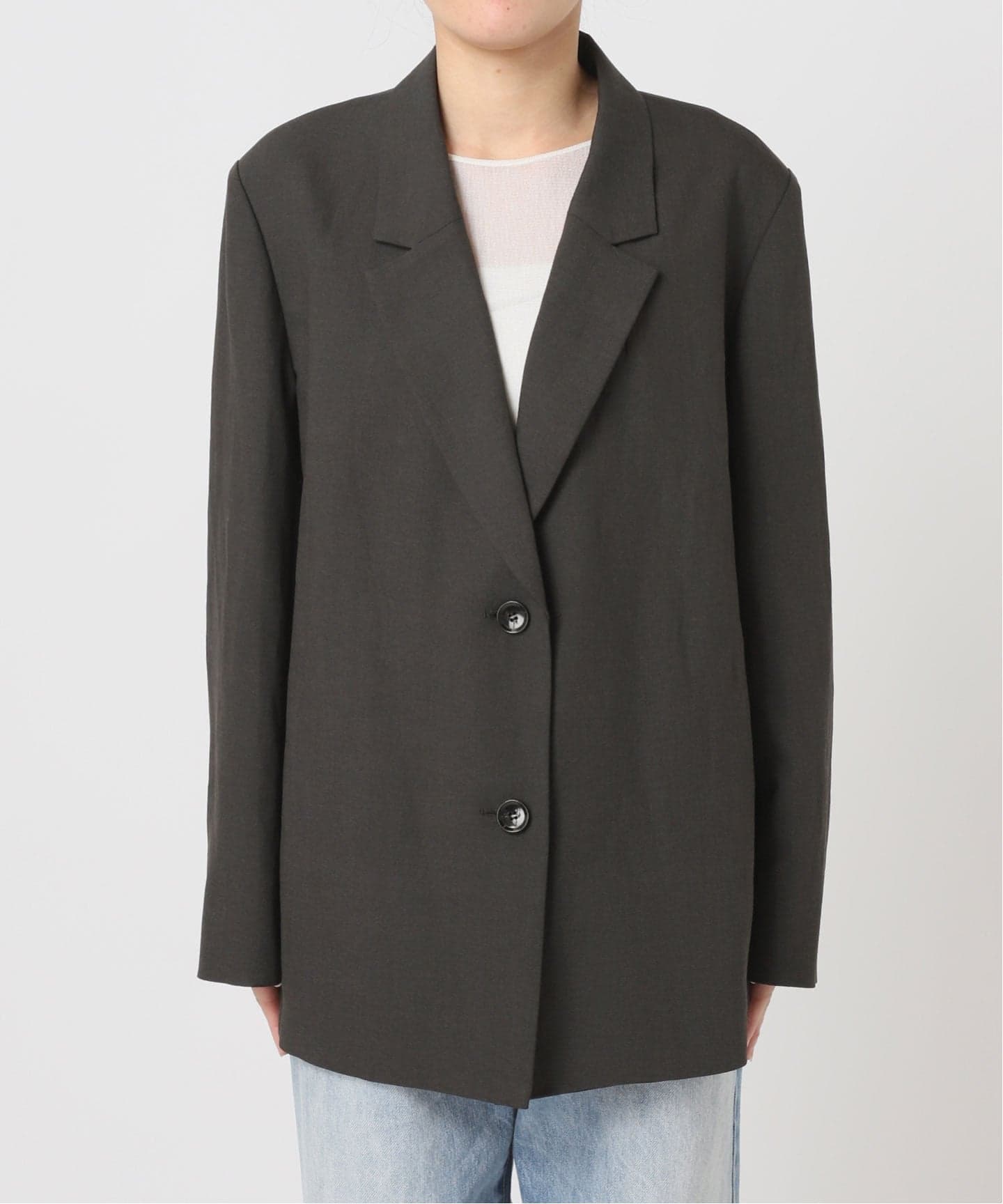 予約》sandy linen 混 ジャケット（テーラードジャケット）｜Plage