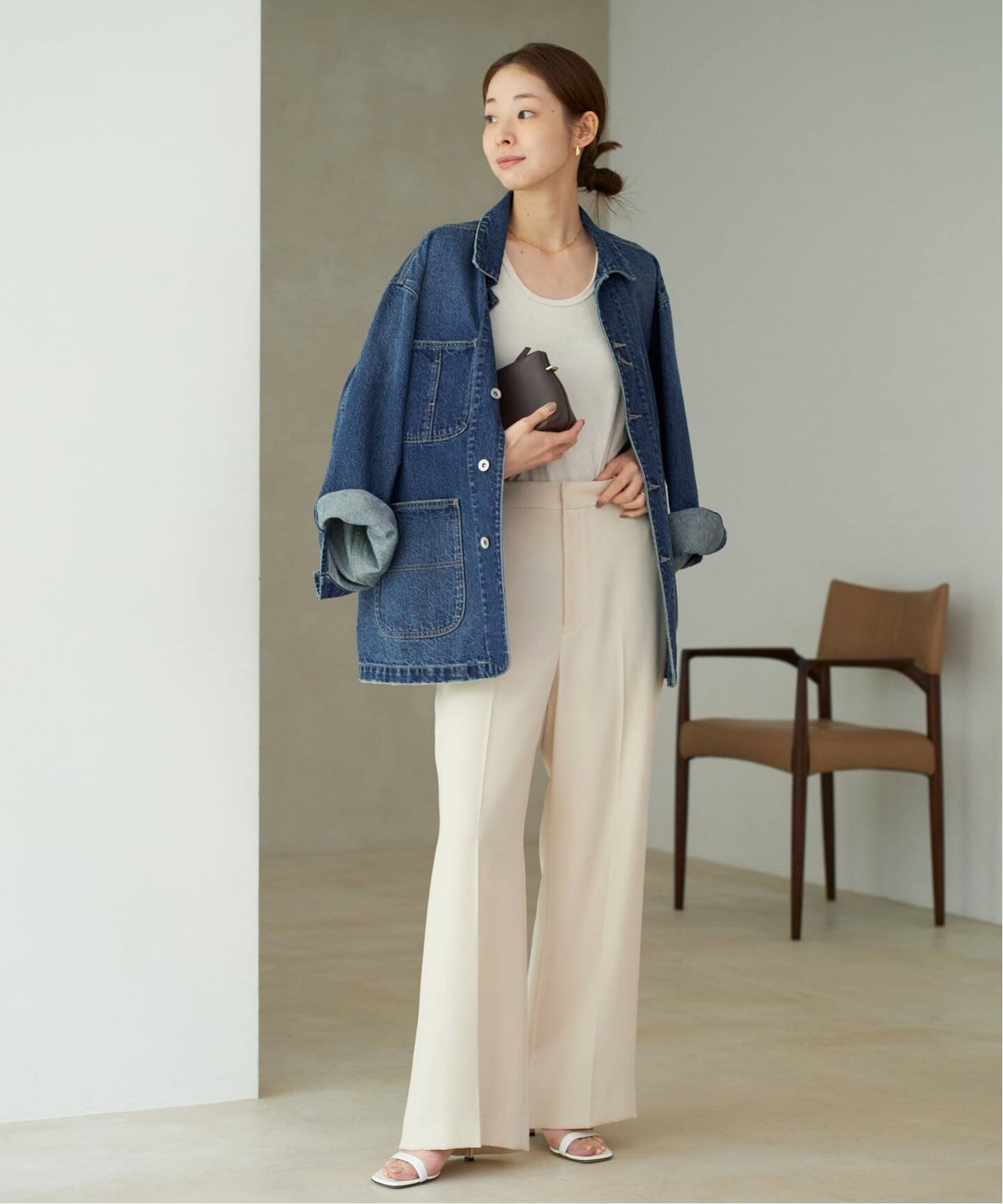 一部カラーWEB限定追加予約》coverall 4（デニムジャケット）｜Plage