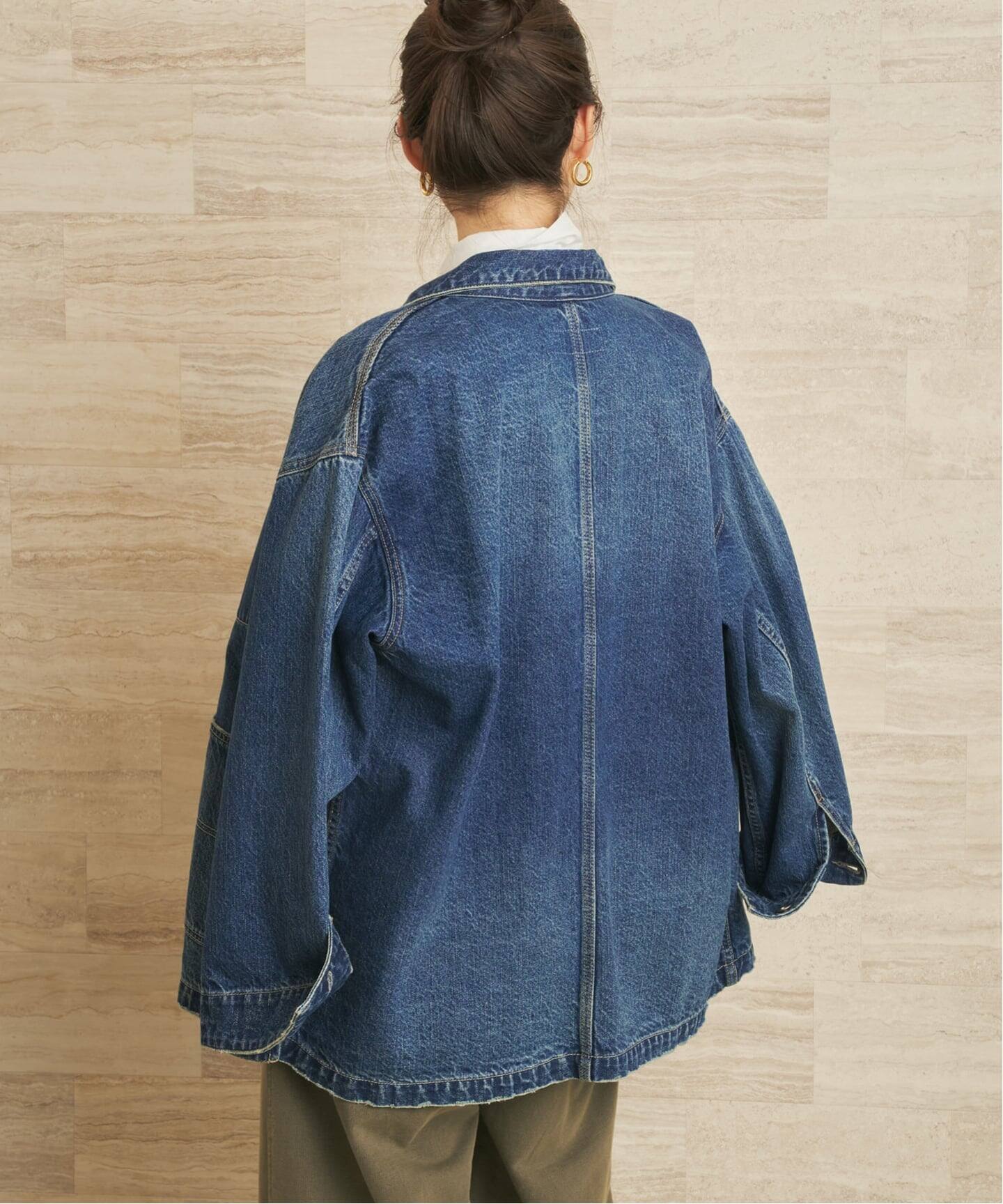 一部カラーWEB限定追加》coverall 4（デニムジャケット）｜Plage