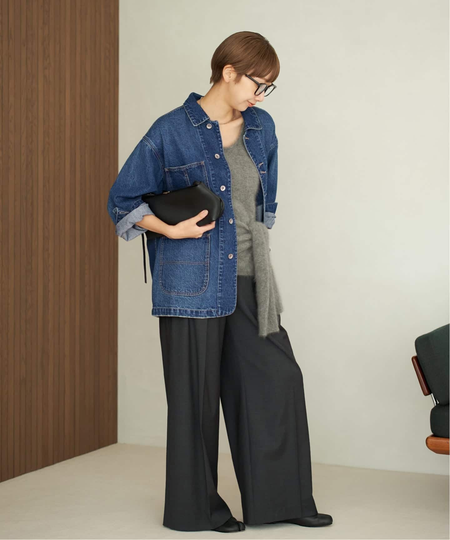 【即配送】Plage coverall カバーオール デニムジャケット plage coverall デニムカバーオール38 - メルカリ