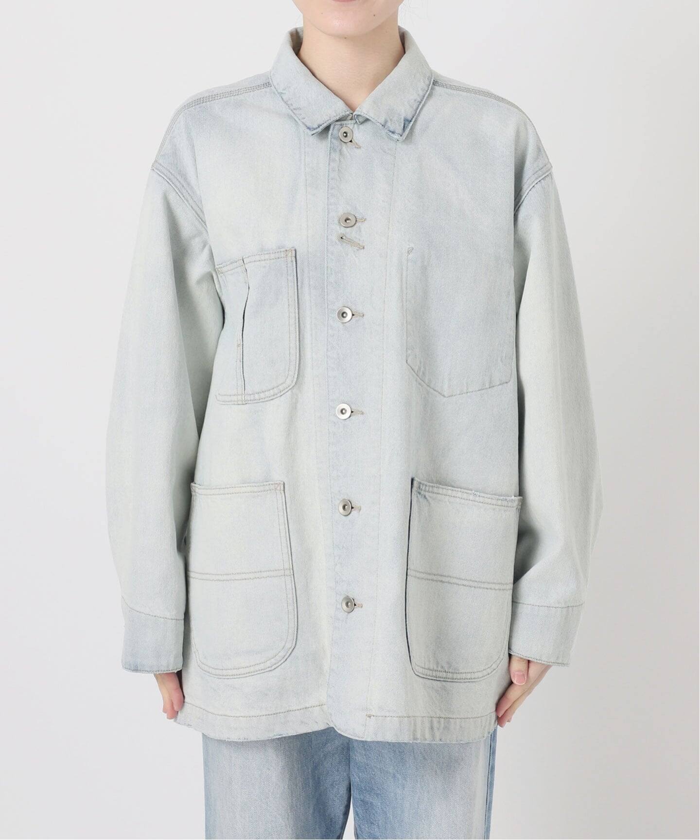 plage デニムジャケットcoverall Plage coverall カバーオール デニムジャケット - メルカリ