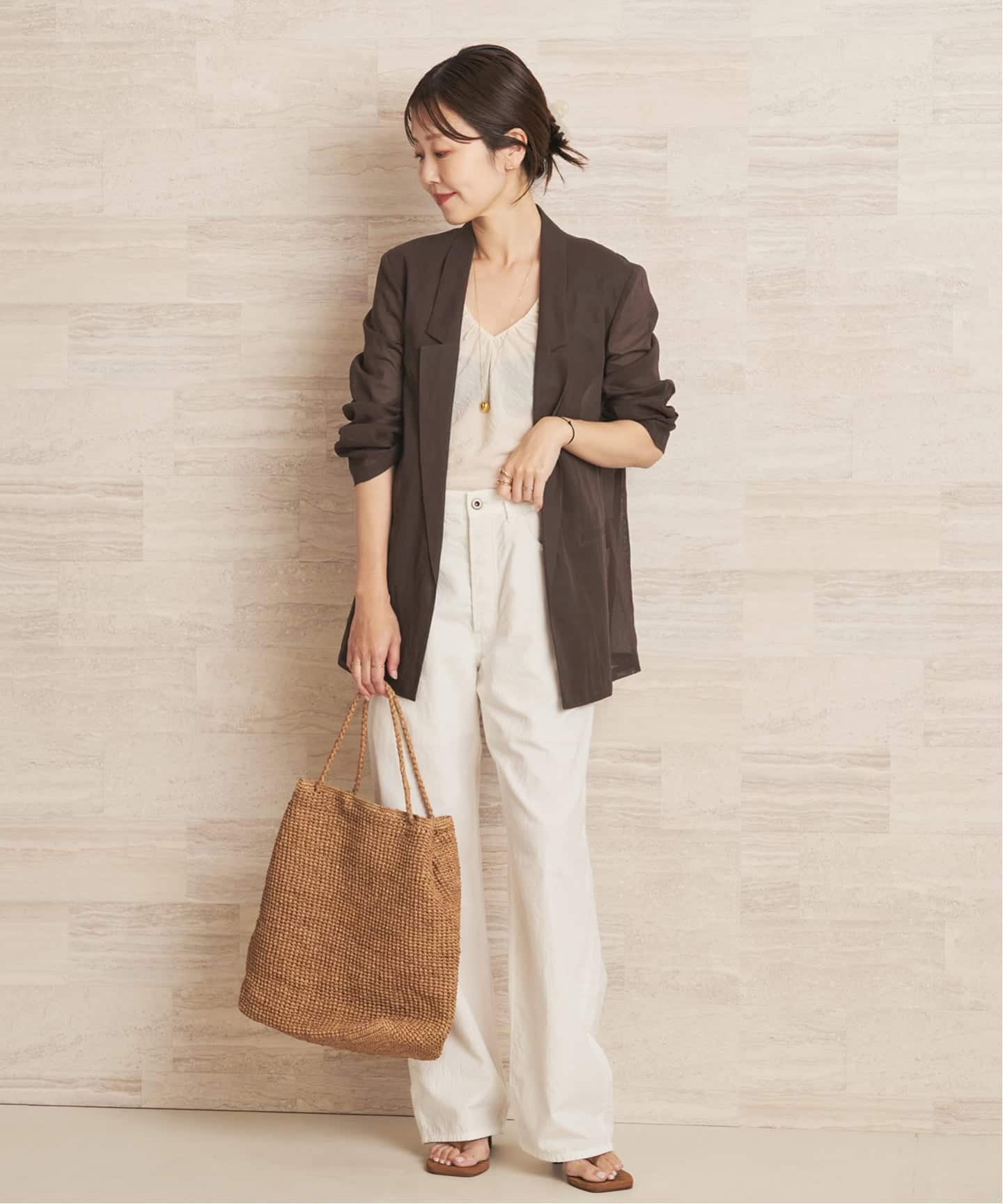 organic cotton sheer ジャケット（その他ジャケット・スーツ）｜Plage