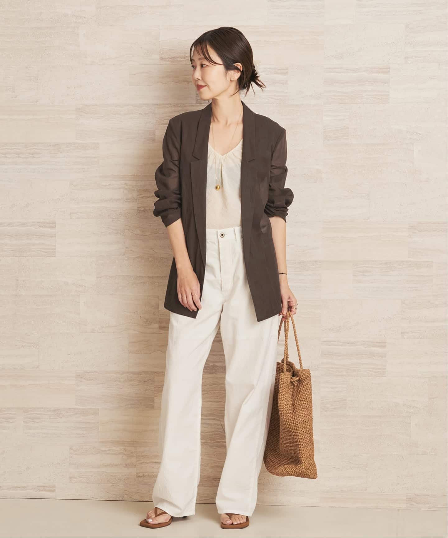 organic cotton sheer ジャケット（その他ジャケット・スーツ）｜Plage