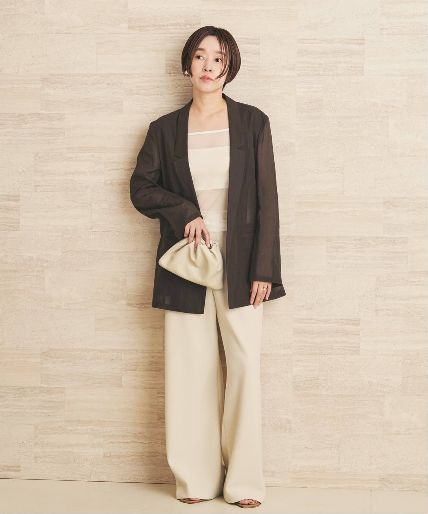 organic cotton sheer ジャケット（その他ジャケット・スーツ）｜Plage