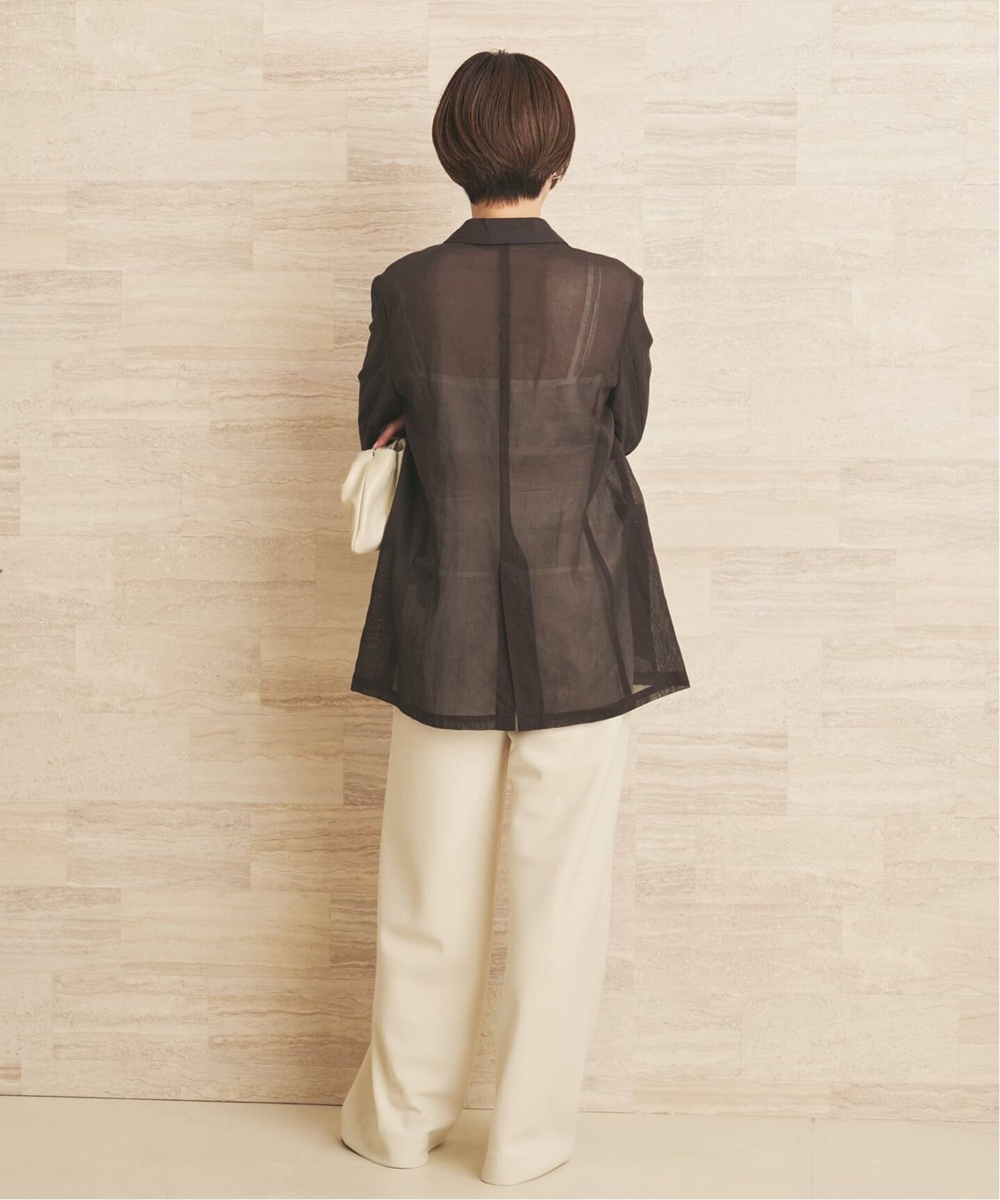 organic cotton sheer ジャケット（その他ジャケット・スーツ）｜Plage 