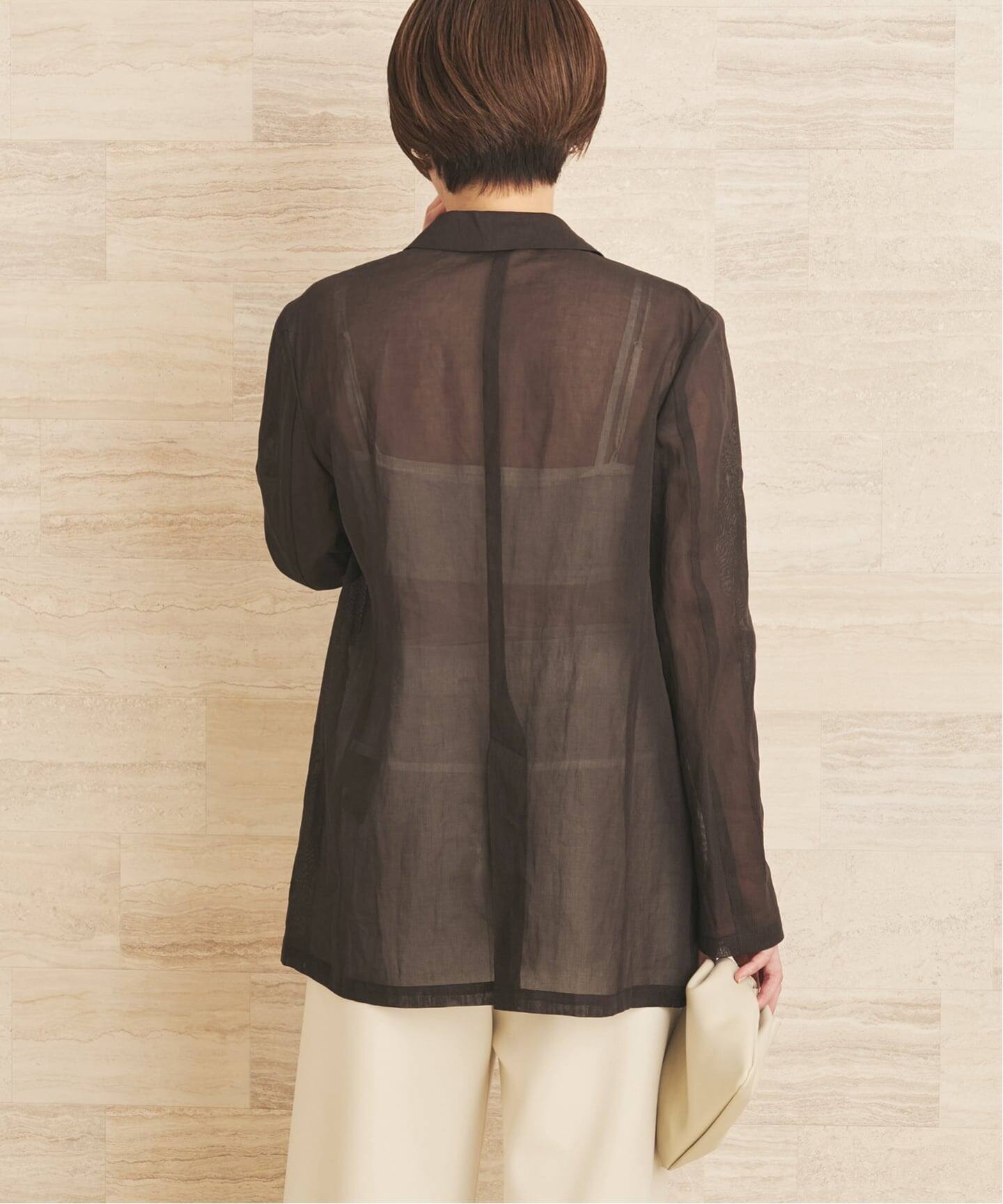 organic cotton sheer ジャケット（その他ジャケット・スーツ）｜Plage