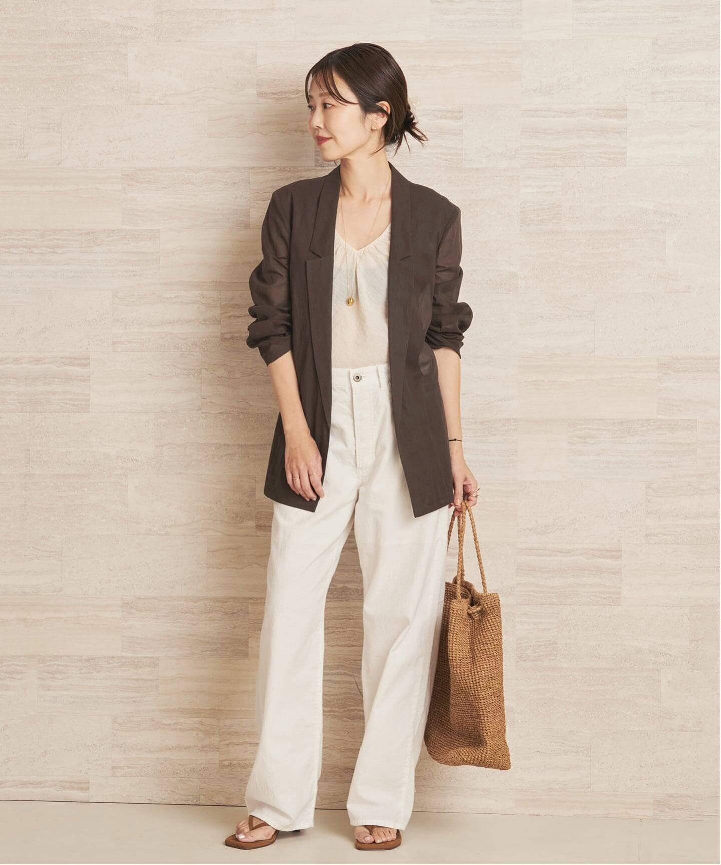 organic cotton sheer ジャケット（その他ジャケット・スーツ）｜Plage