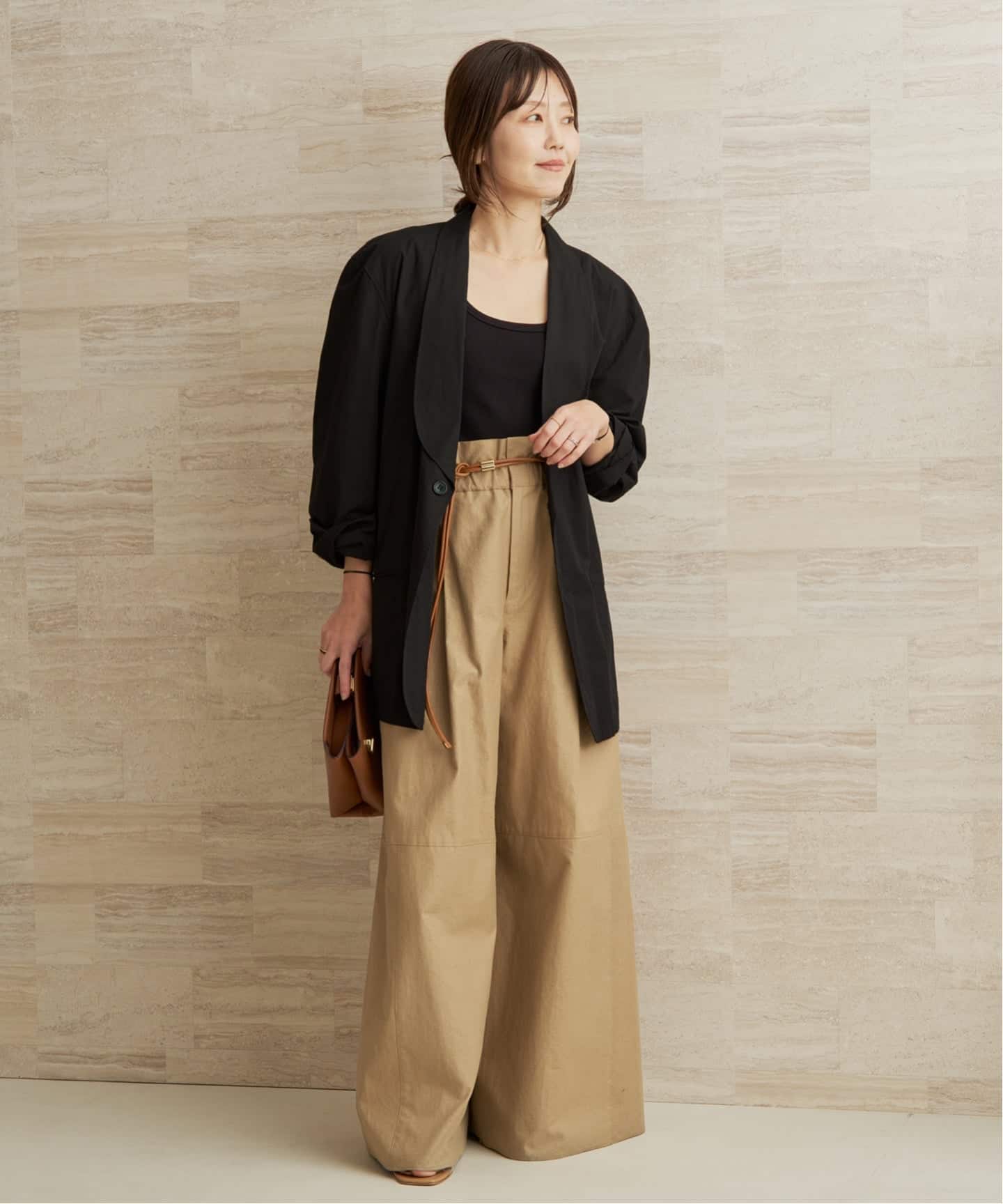 博多店・WEB限定》SEEALL / シーオール OVERSIZED SHAWL COLLAR