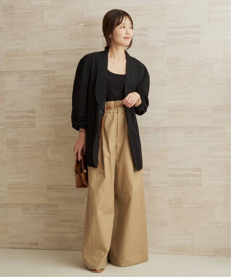 博多店・WEB限定》SEEALL / シーオール OVERSIZED SHAWL COLLAR 