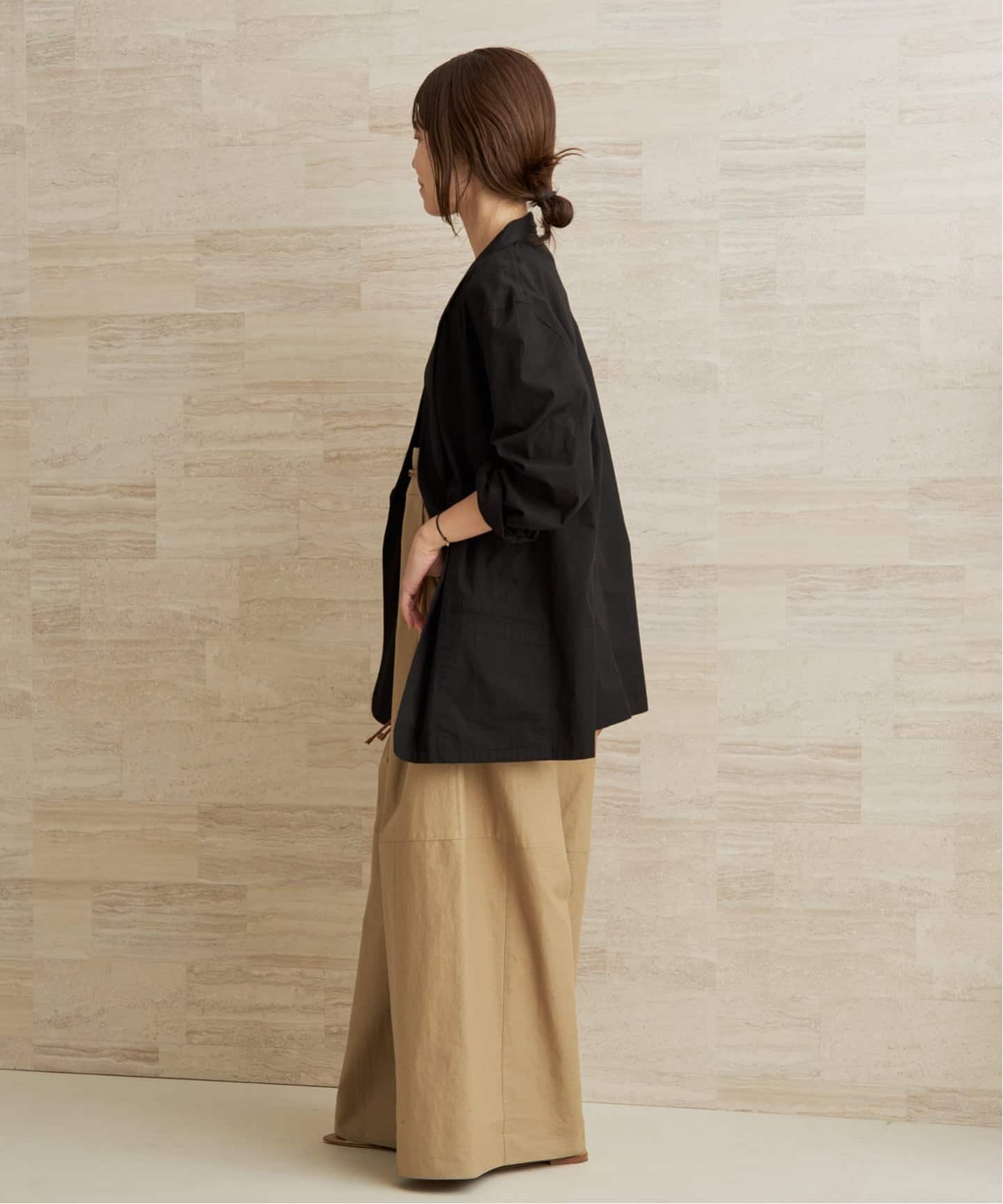 博多店・WEB限定》SEEALL / シーオール OVERSIZED SHAWL COLLAR