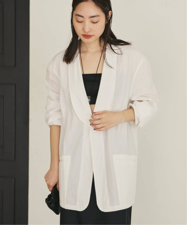 博多店・WEB限定》SEEALL / シーオール OVERSIZED SHAWL COLLAR 