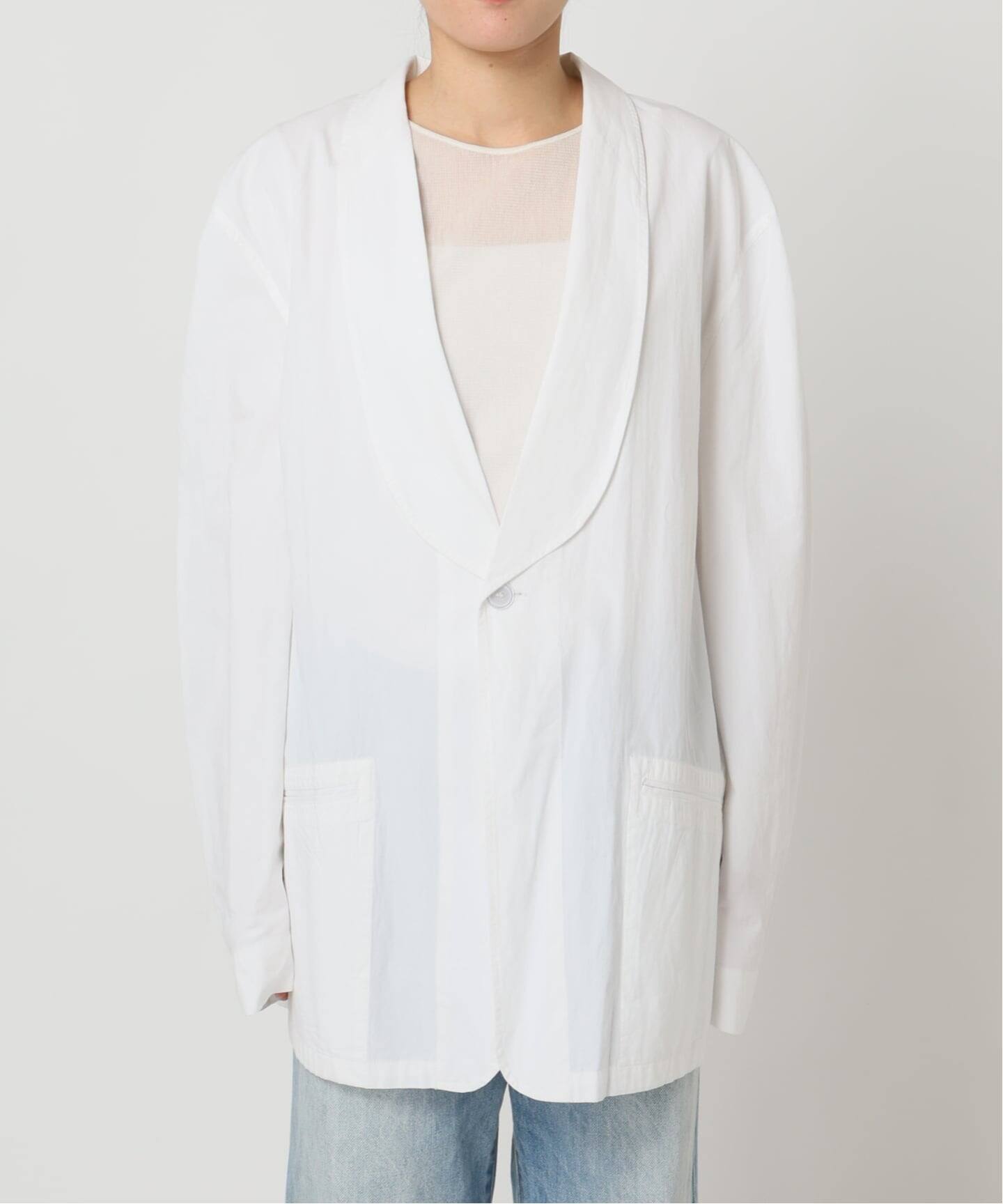 博多店・WEB限定予約》SEEALL / シーオール OVERSIZED SHAWL COLLAR
