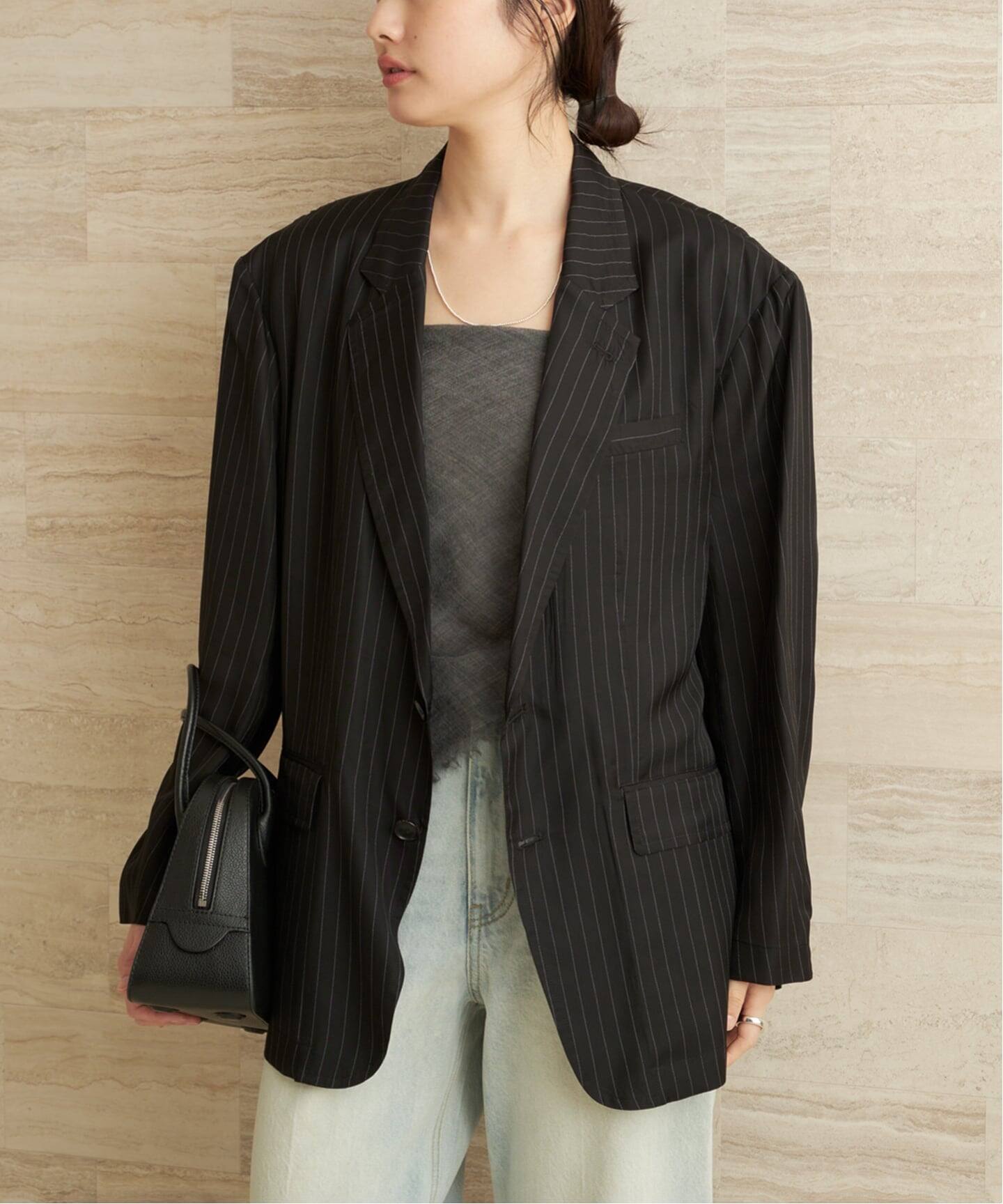 JANE SMITH / ジェーンスミス WASHED CUPRO OVERSIZED 2B ジャケット