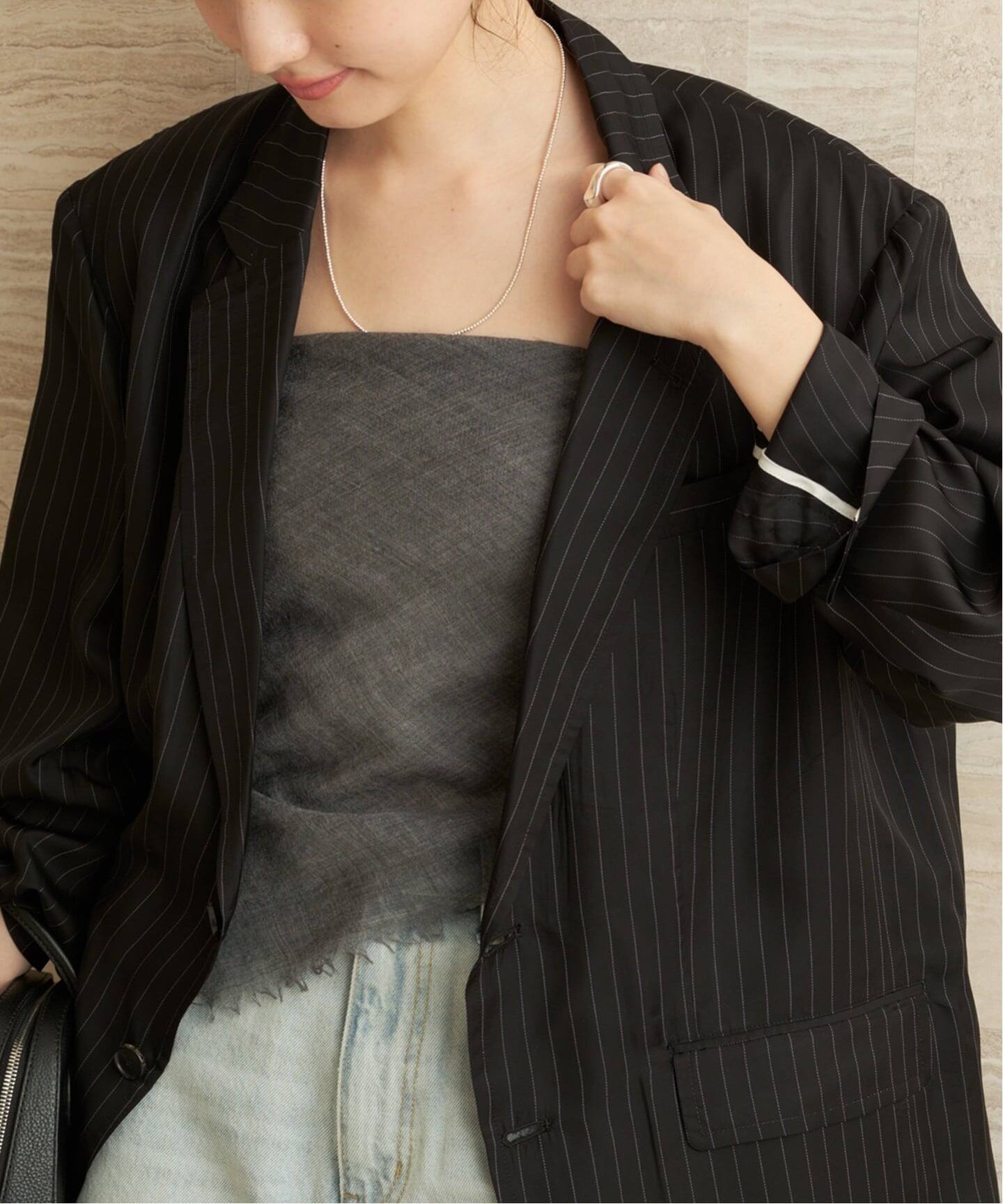 JANE SMITH / ジェーンスミス WASHED CUPRO OVERSIZED 2B ジャケット