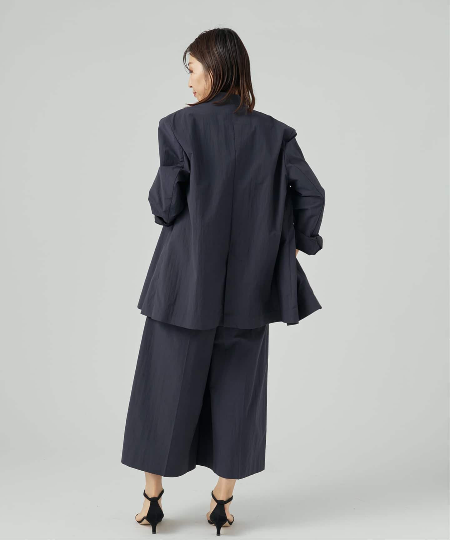 VERMEIL par iena ナイロンフィールドジャケット 手洗い可》Dry Touch Collarless ジャケット（ノーカラージャケット