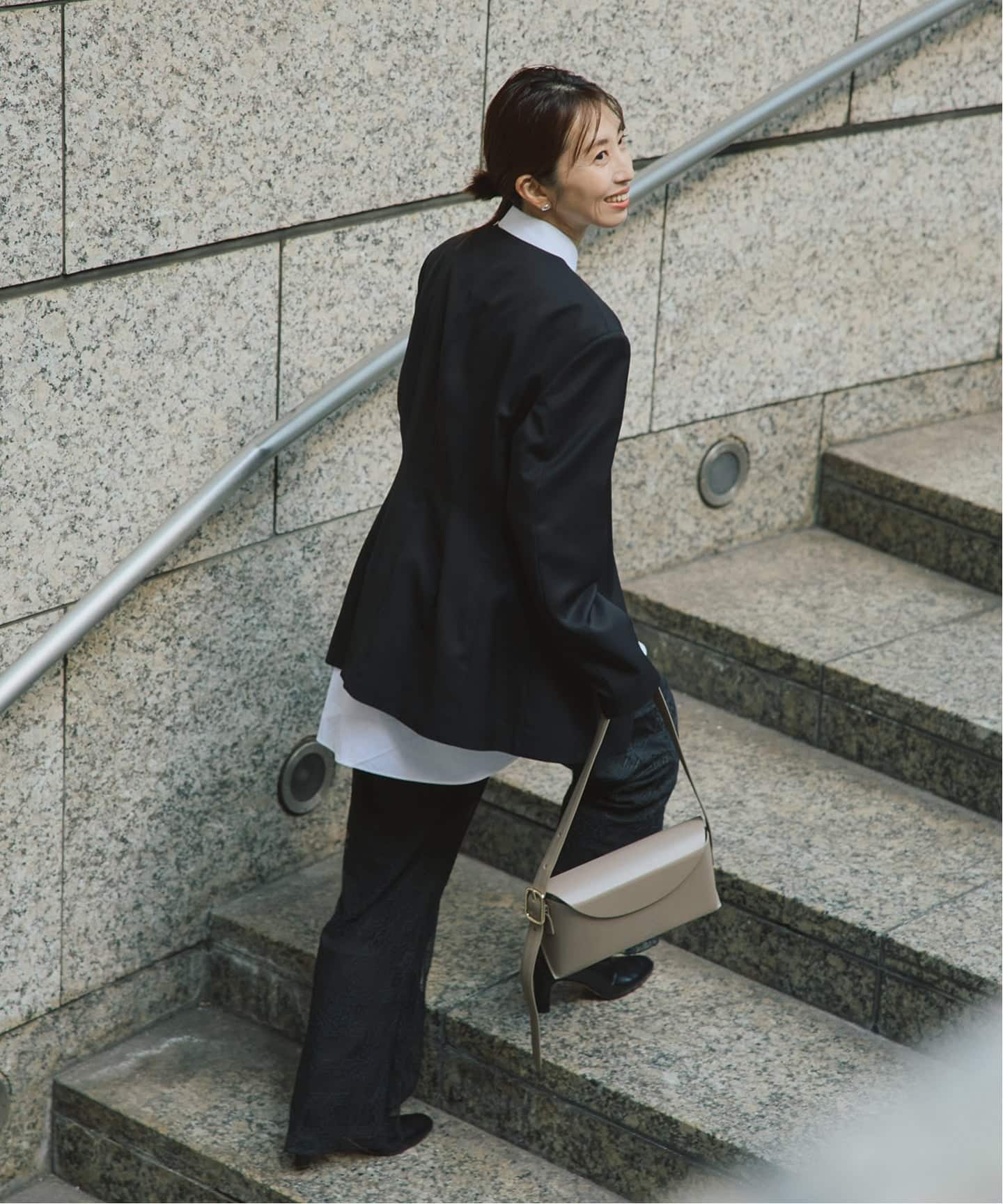 予約》ドライツイルノーカラージャケット（ノーカラージャケット