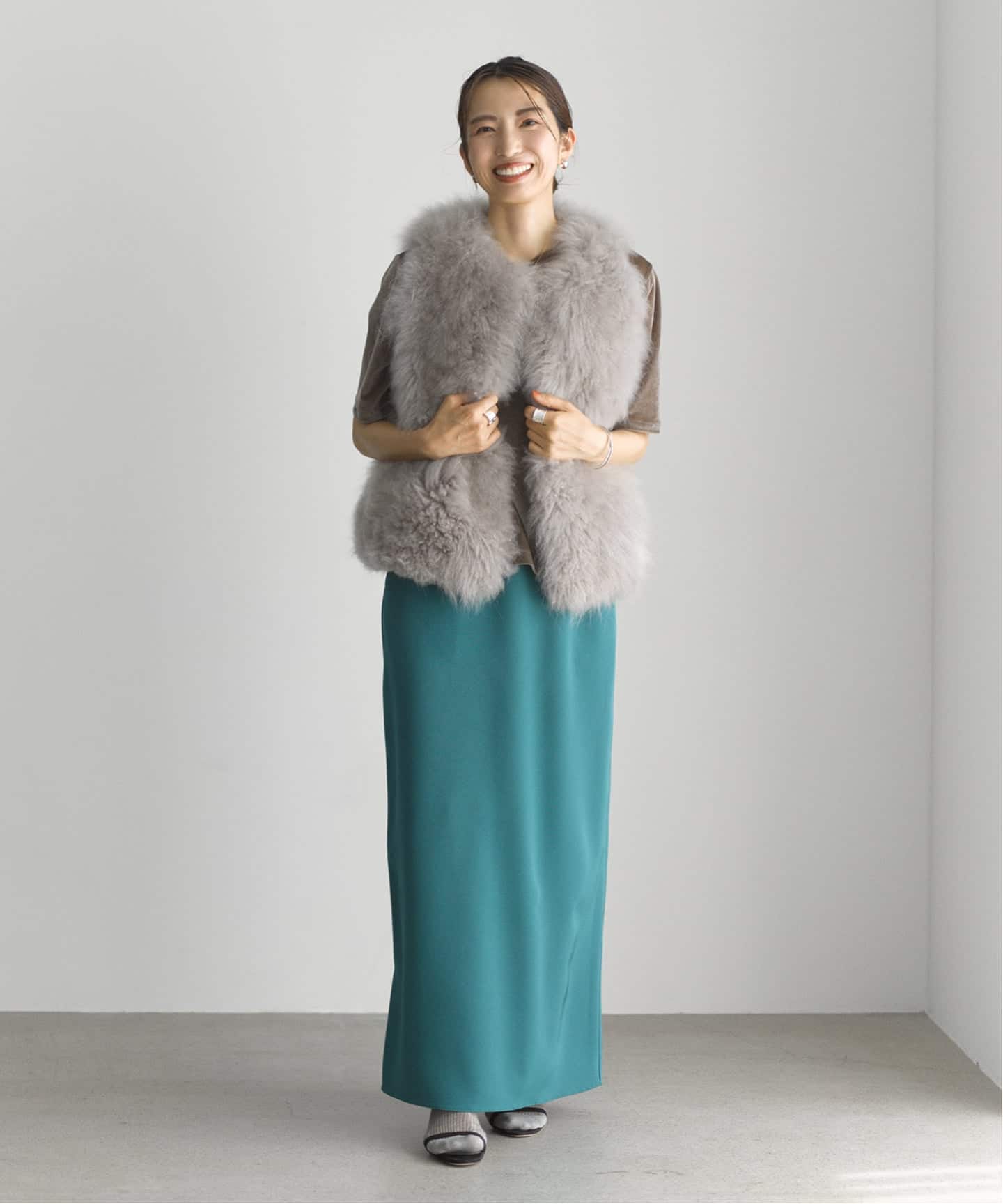 Cashmere Fur gilet（ジレ）｜VERMEIL par iena（ヴェルメイユ パー