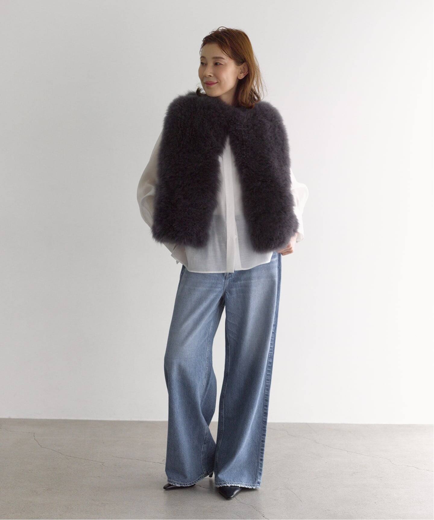 Cashmere Fur gilet（ジレ）｜VERMEIL par iena（ヴェルメイユ パー