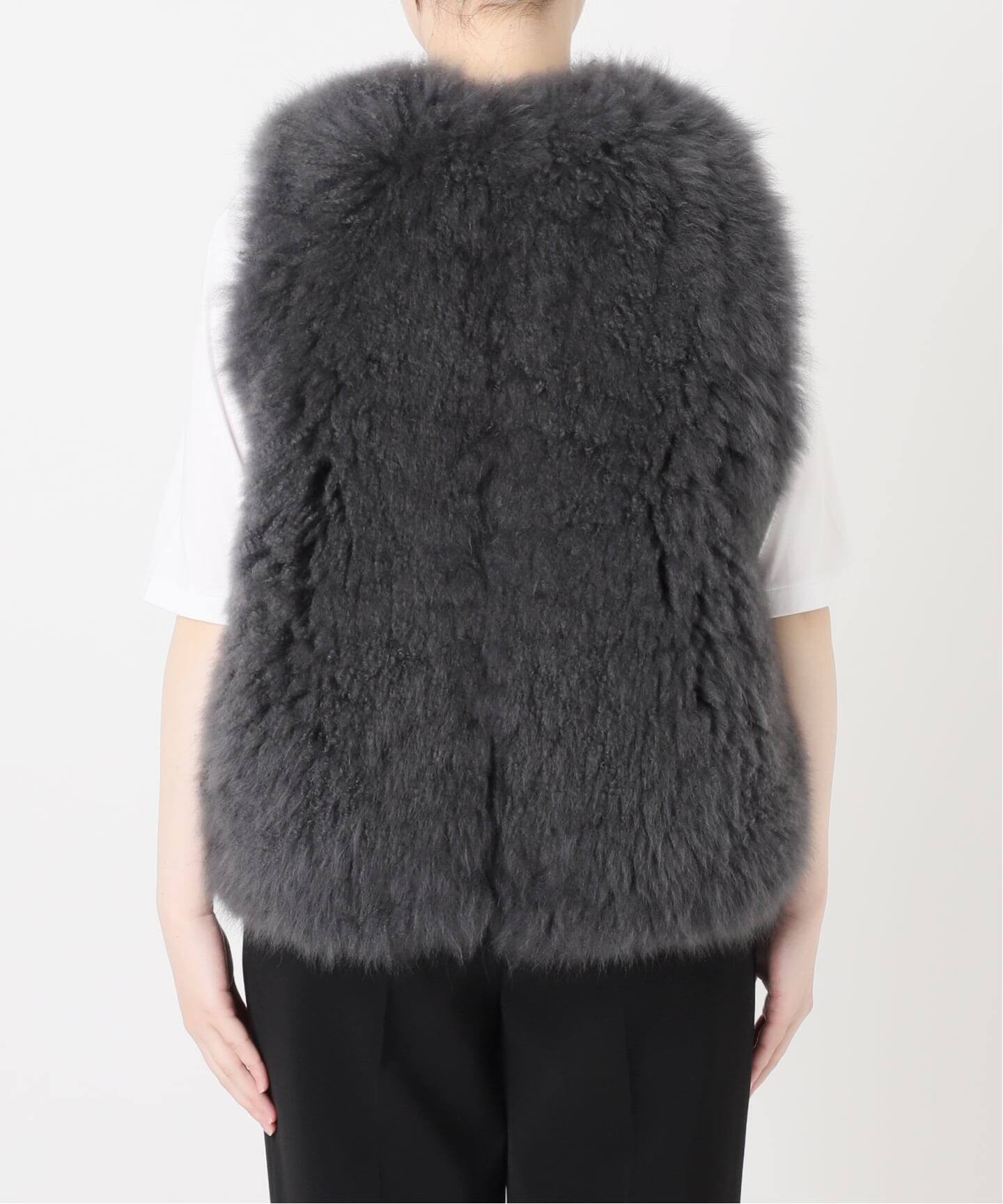 予約》Cashmere Fur gilet（ジレ）｜VERMEIL par iena（ヴェルメイユ