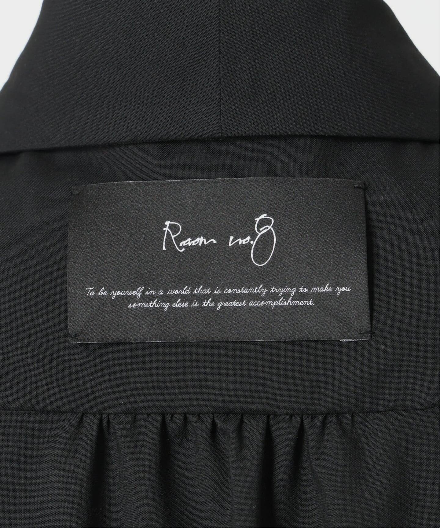 Room no.8 BLACK ルームエイト ブラック ドレープジャケット BYRS-002
