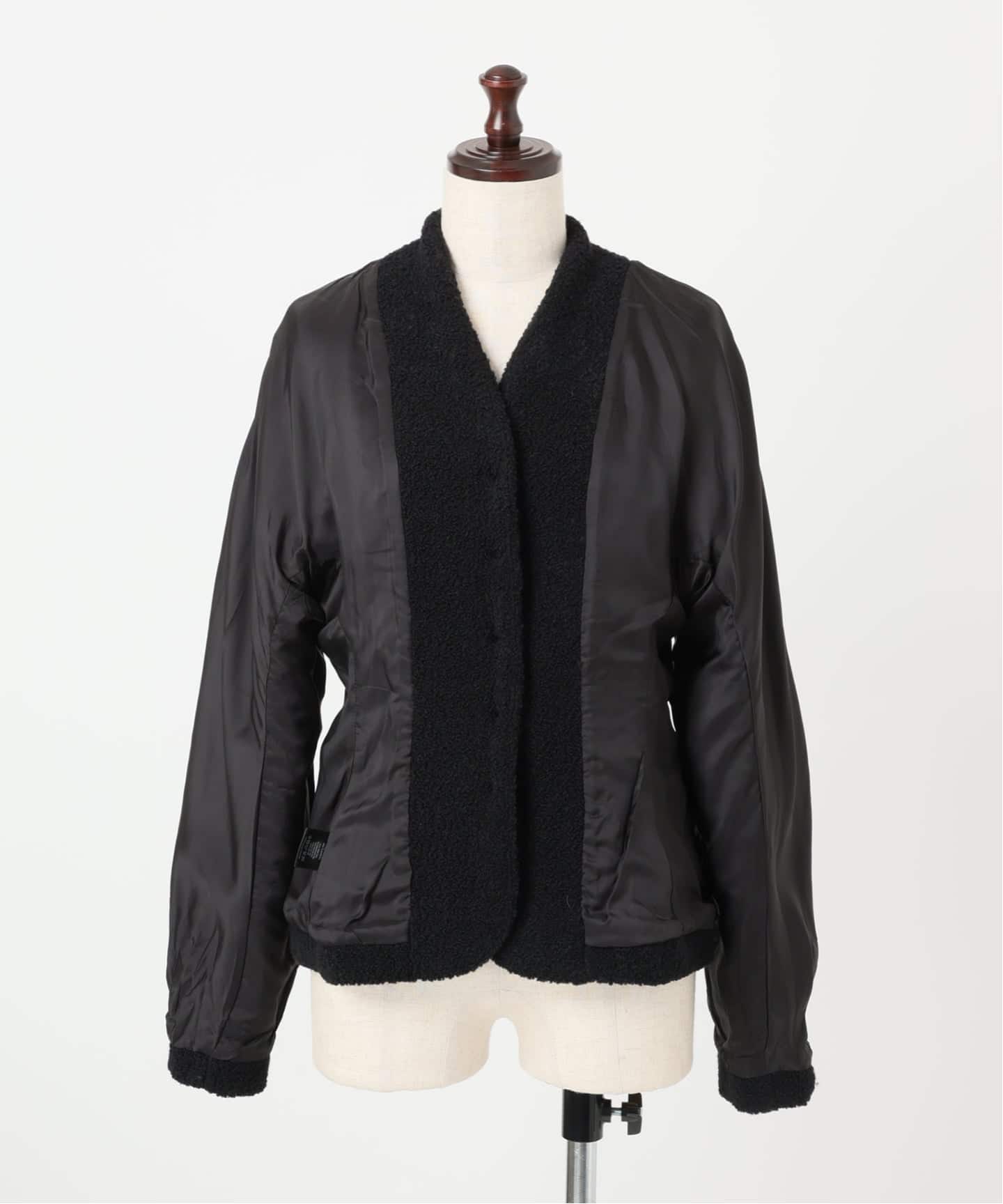 予約》AKS LABEL アクス レーベル Stella wool Jacket（ノーカラー