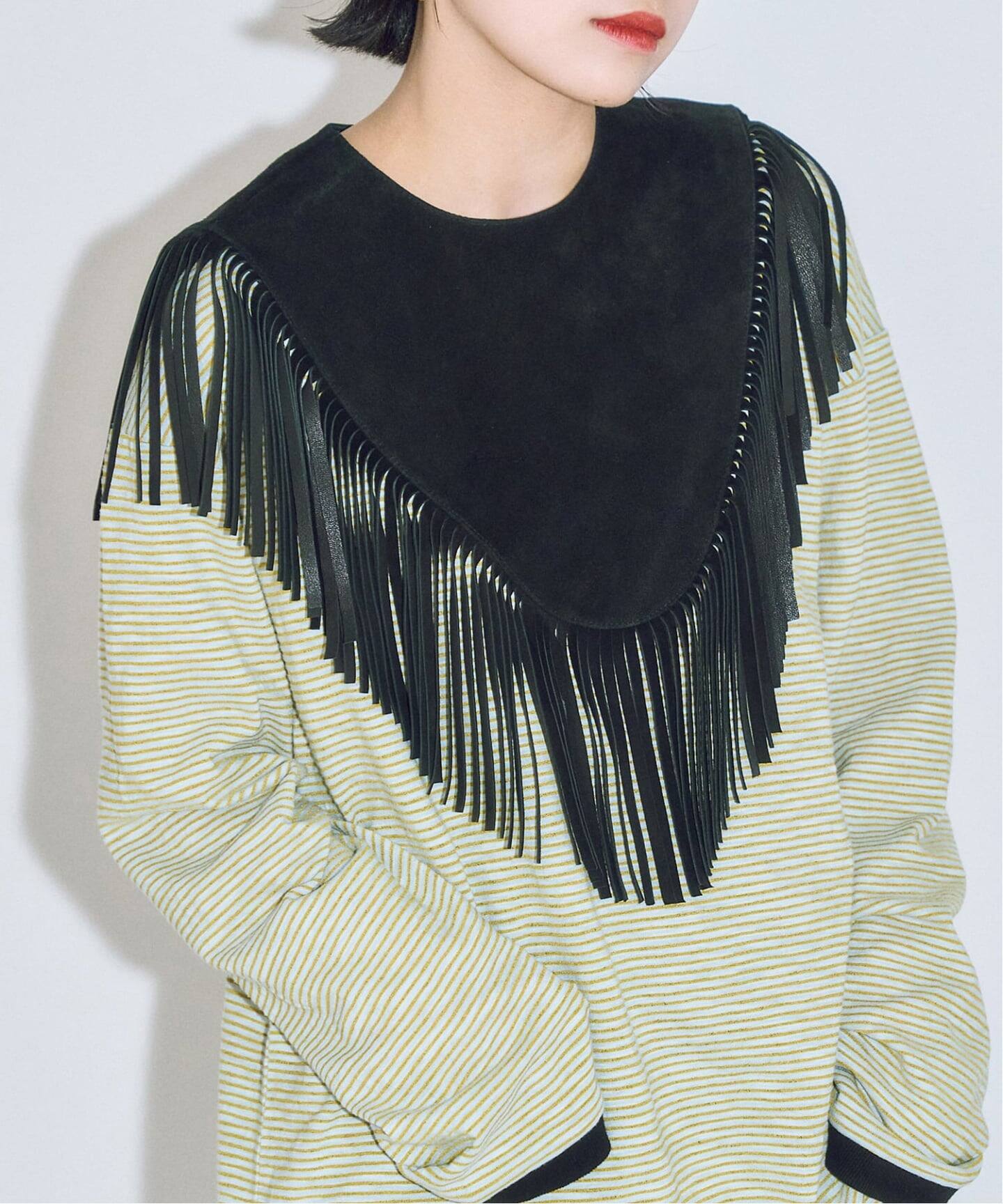 追加》［THE MOOD］FRINGE COLLAR 3：付け襟（その他ファッション小物