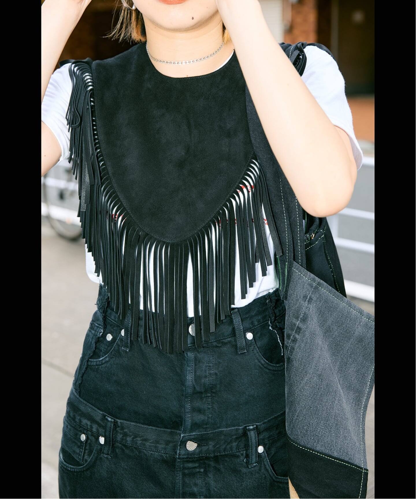 追加》［THE MOOD］FRINGE COLLAR 3：付け襟（その他ファッション小物