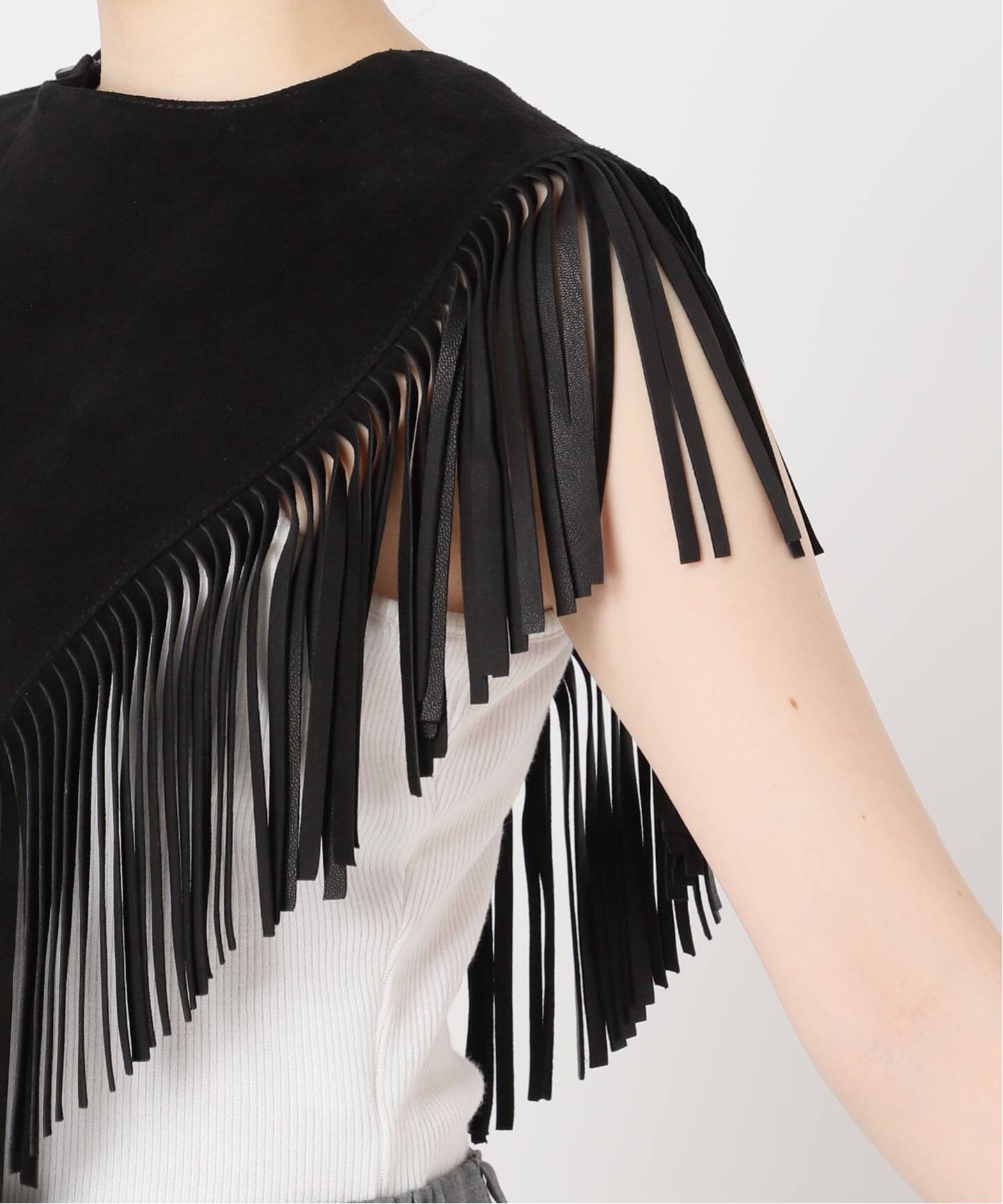 追加》［THE MOOD］FRINGE COLLAR 3：付け襟（その他ファッション小物