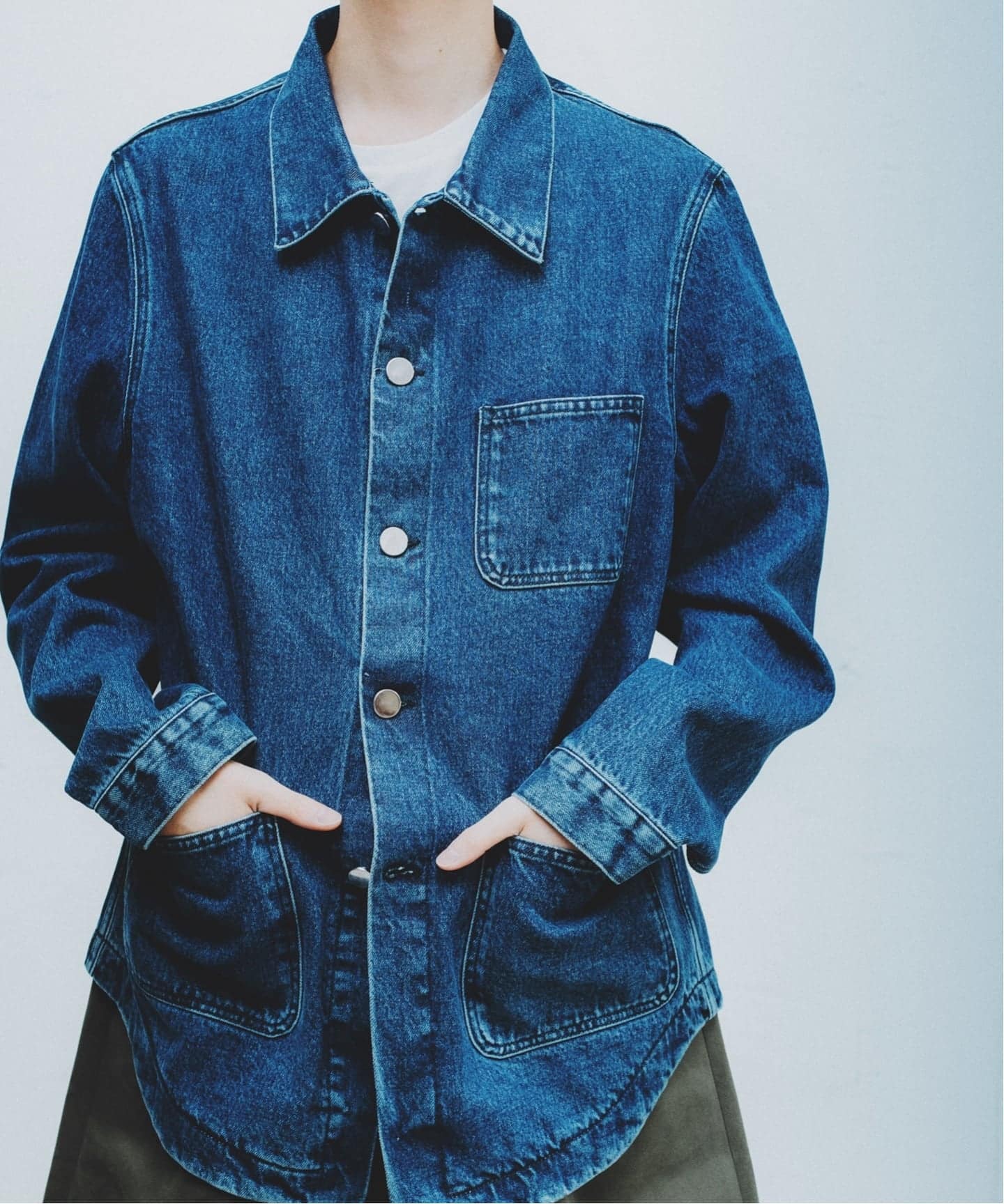 ADN PARIS エーディーエヌ パリ】 GENESIS - Worker jacket：デニム