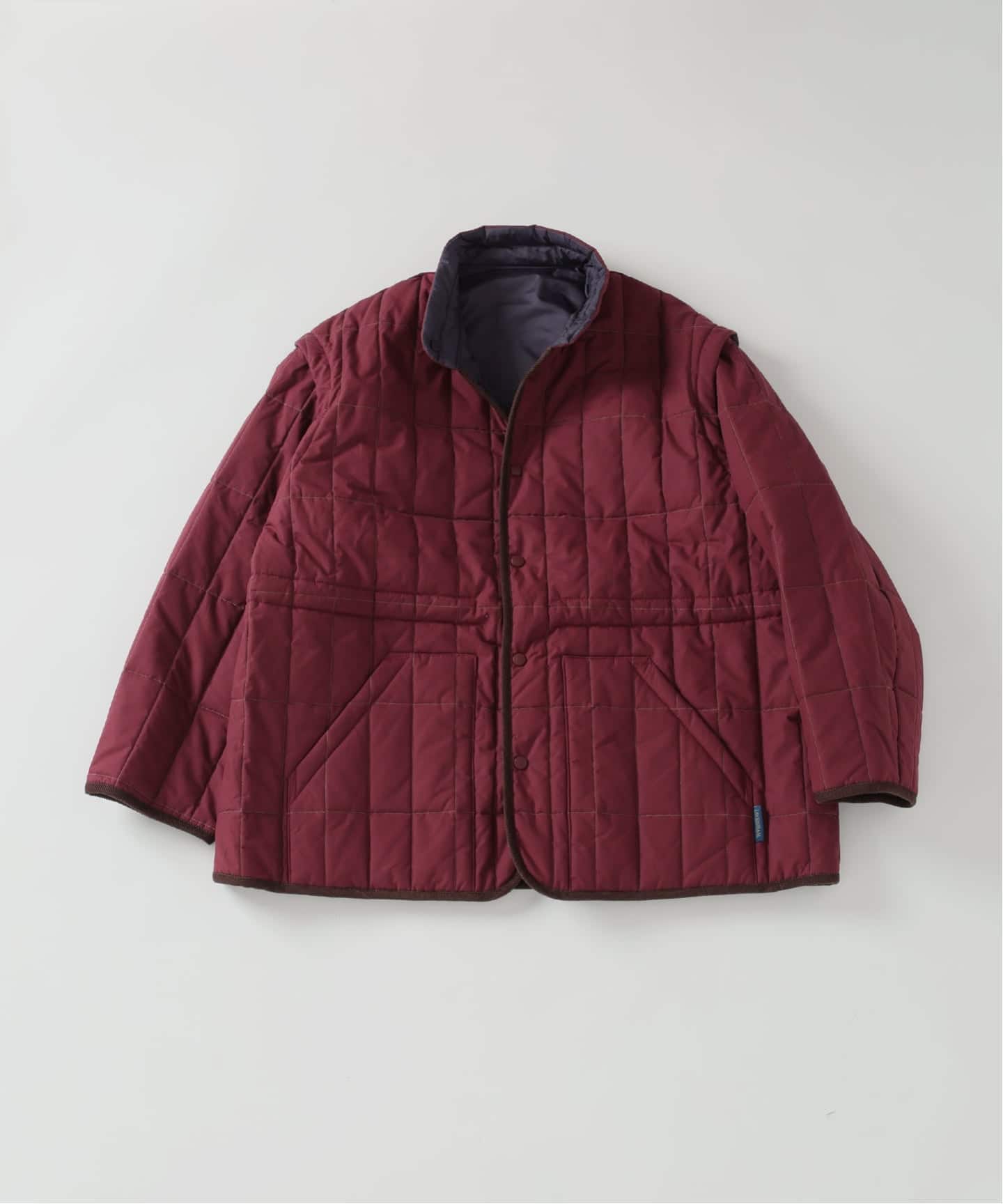 LAVENHAM×CURRENTAGE別注 REVERSIBLE JKT（中綿・キルティング）｜L