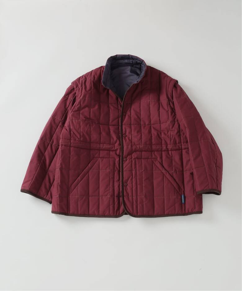 LAVENHAM×CURRENTAGE別注 REVERSIBLE JKT（中綿・キルティング）｜L