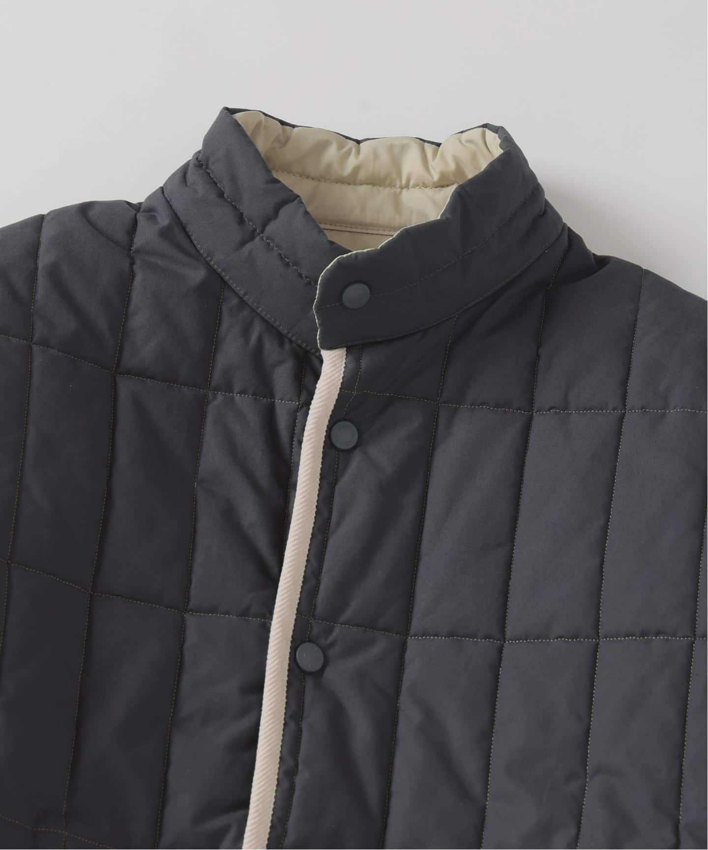 LAVENHAM×CURRENTAGE別注 REVERSIBLE JKT（中綿・キルティング）｜L