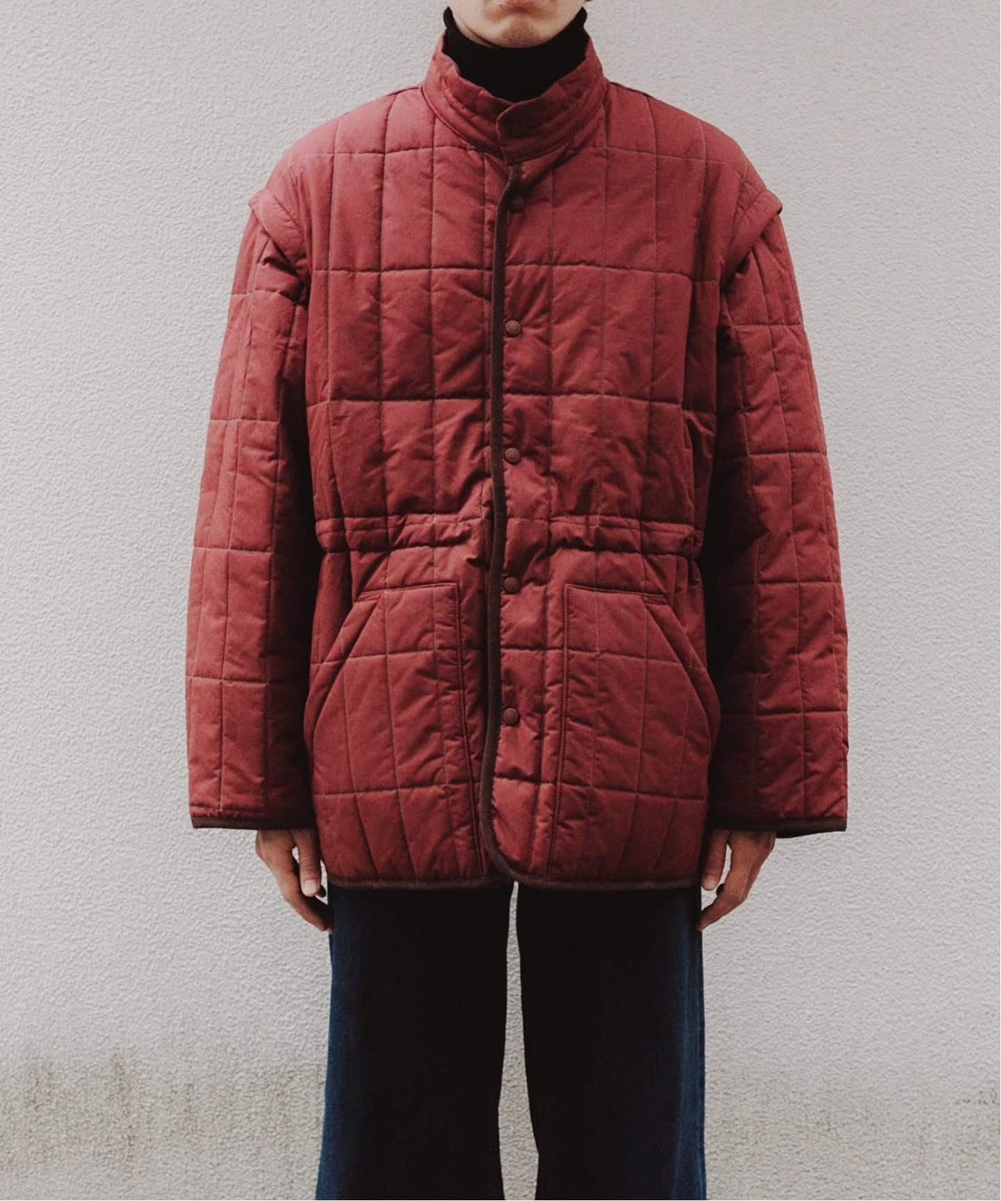LAVENHAM×CURRENTAGE別注 REVERSIBLE JKT（中綿・キルティング）｜L
