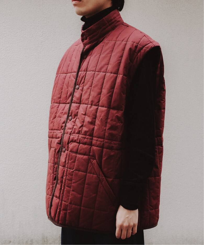 LAVENHAM×CURRENTAGE別注 REVERSIBLE JKT（中綿・キルティング）｜L