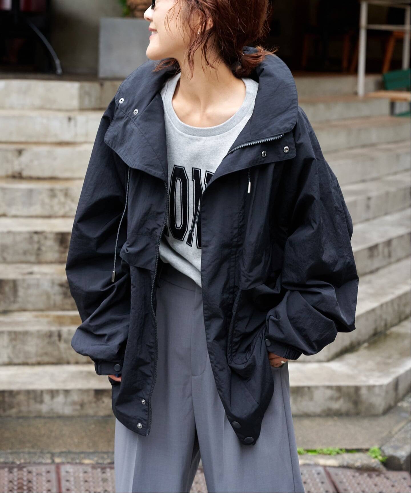 撥水アスレチックBIGブルゾン ユニセックス着用可（マウンテンパーカー