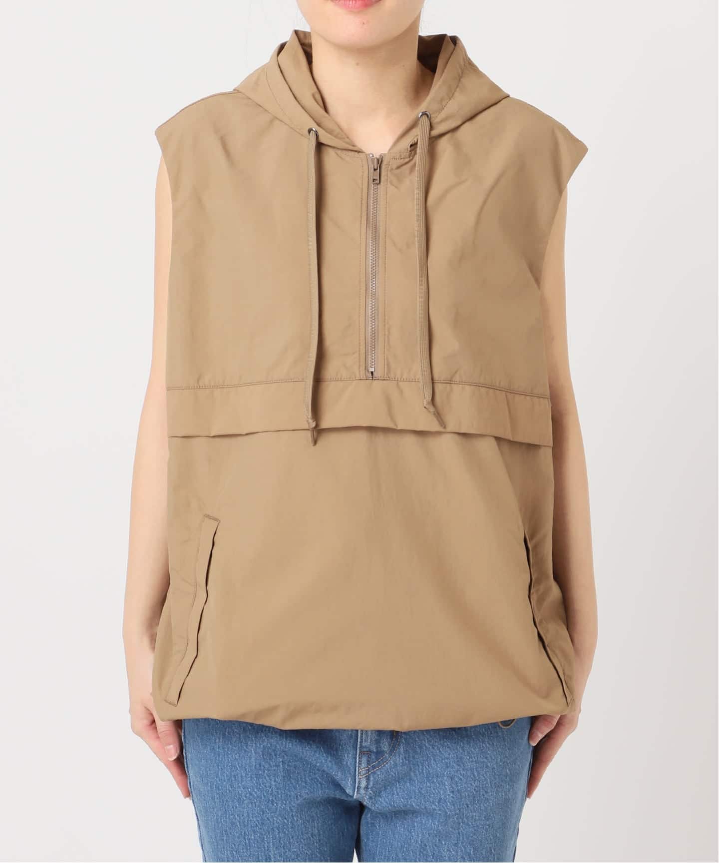 OUTDOOR PRODUCTS アノラックベスト　ベージュ アノラックベスト（ベスト）｜OUTDOOR PRODUCTS（アウトドアプロダクツ
