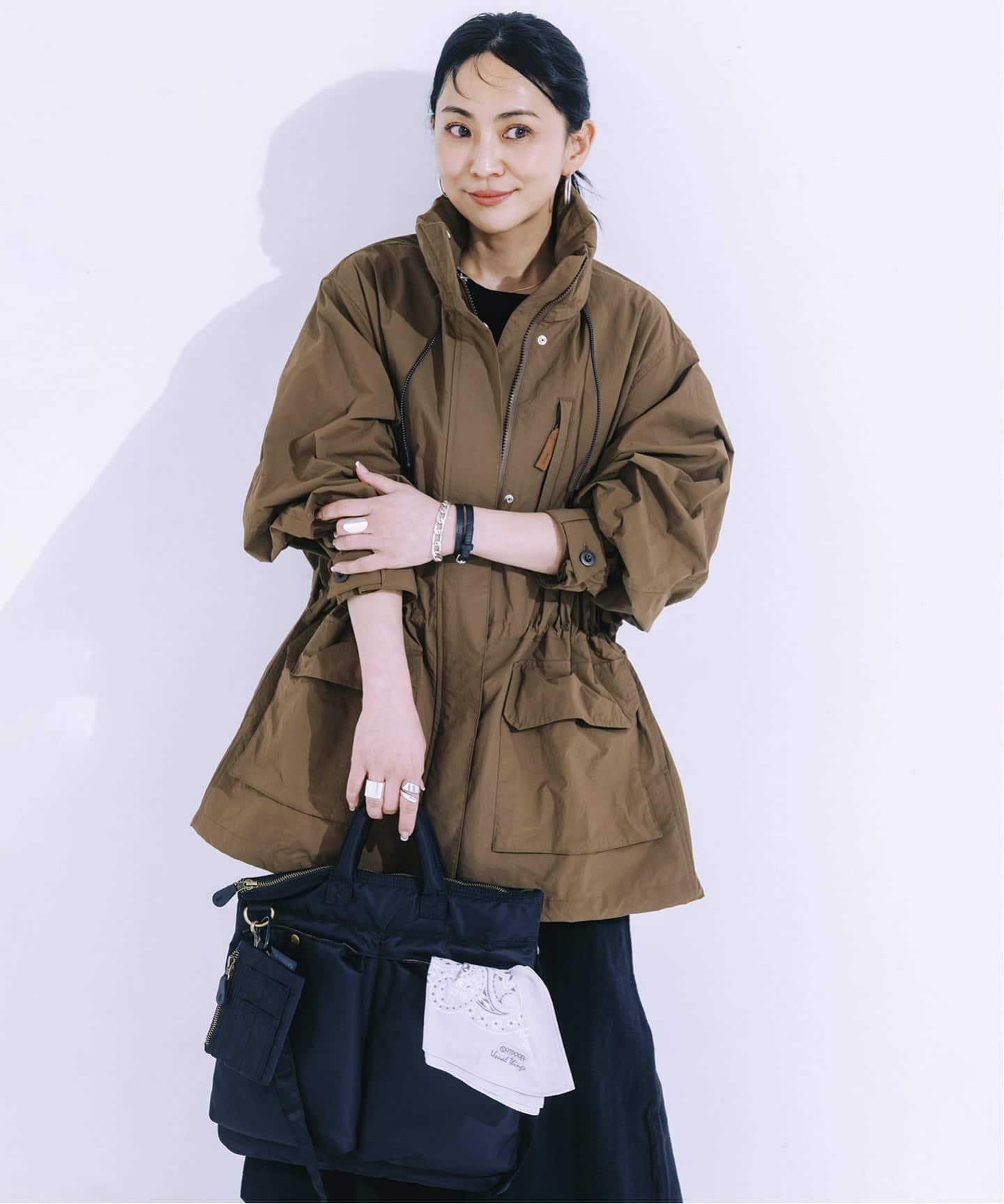 二宮こずえ　アウトドアプロダクツ　FIELD JACKET　ブラウン　38 ≪WEB限定追加 予約≫Cozue Ninomiya ex FIELD JACKET（マウンテン