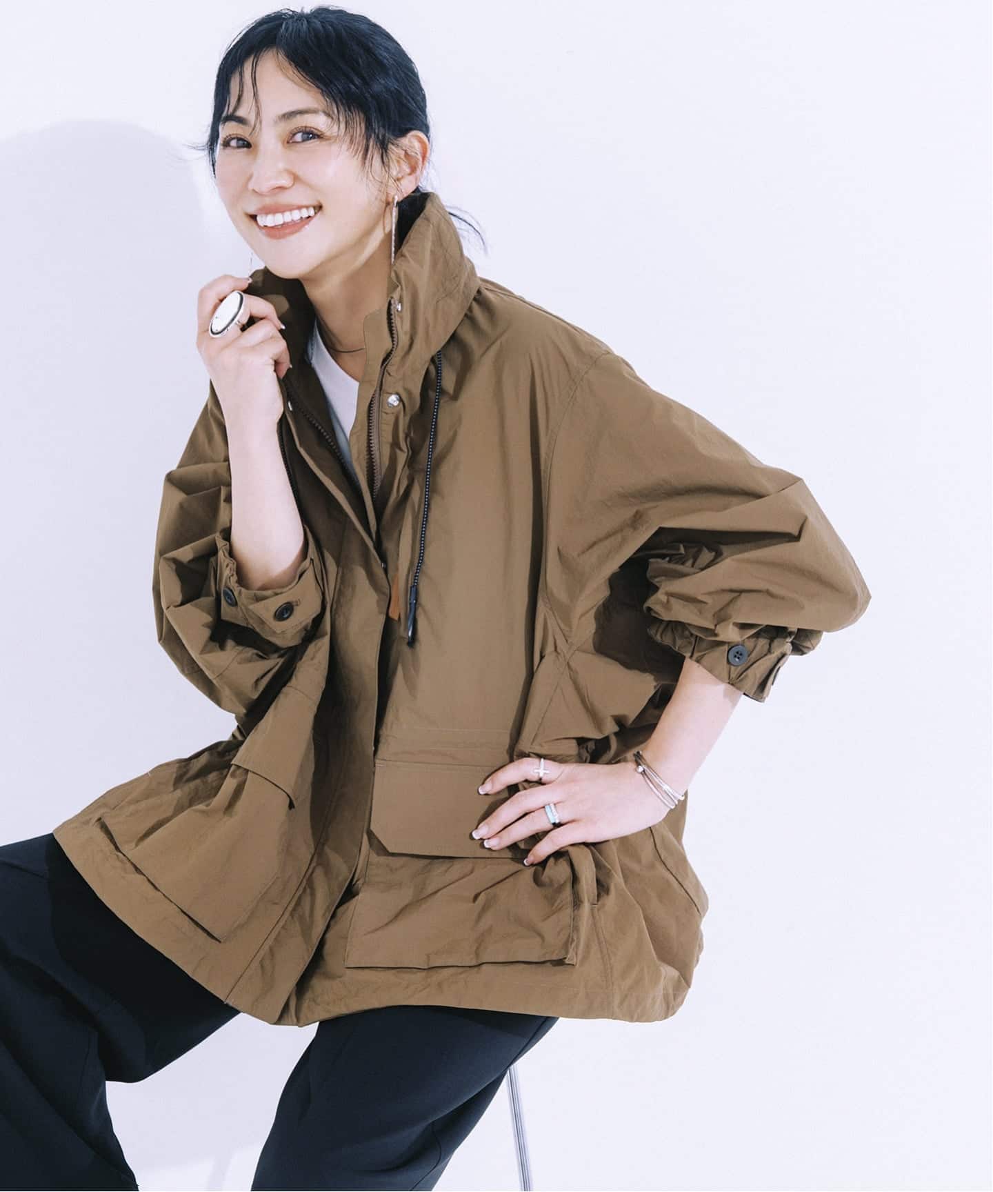二宮こずえ　アウトドアプロダクツ　FIELD JACKET　ブラウン　38 ≪WEB限定追加 予約≫Cozue Ninomiya ex FIELD JACKET（マウンテン