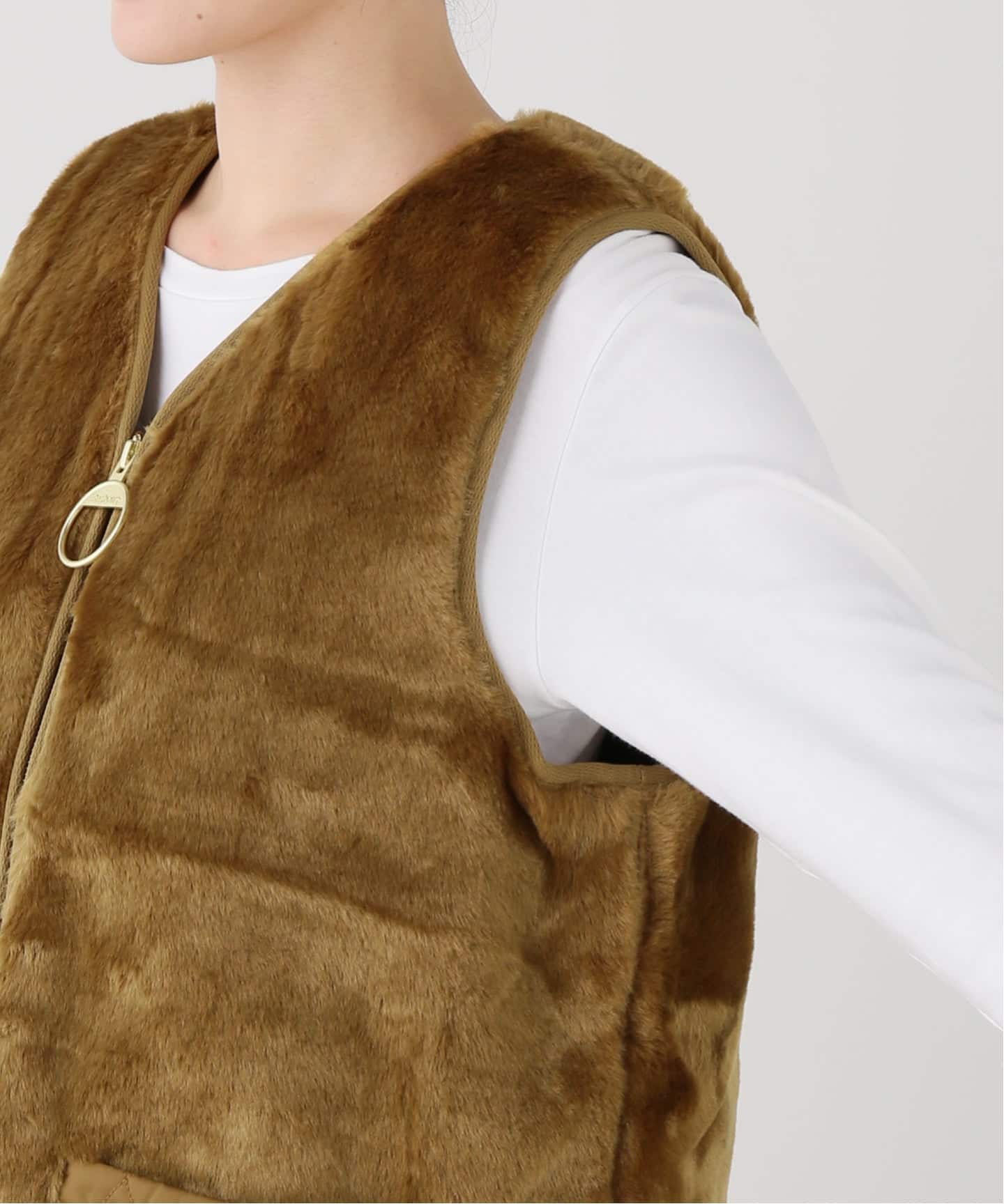 Barbour karin faux fur gilet（ベスト）｜OUTDOOR PRODUCTS
