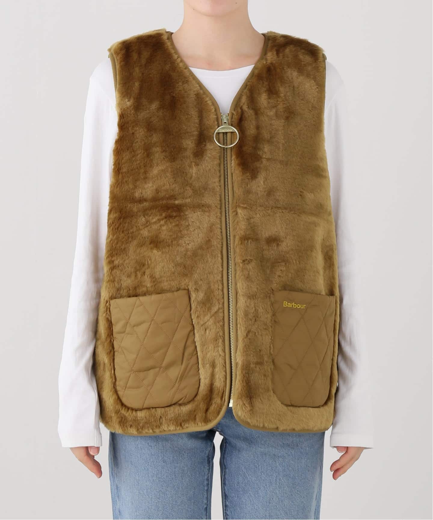 Barbour karin faux fur gilet（ベスト）｜OUTDOOR PRODUCTS