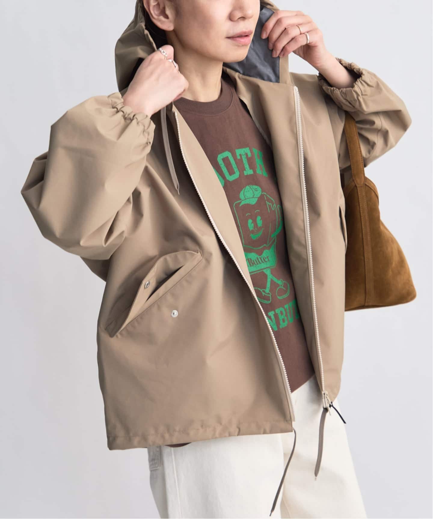 DANTON 3LAYER CLOTH HOODED JACKET（その他ブルゾン／アウター
