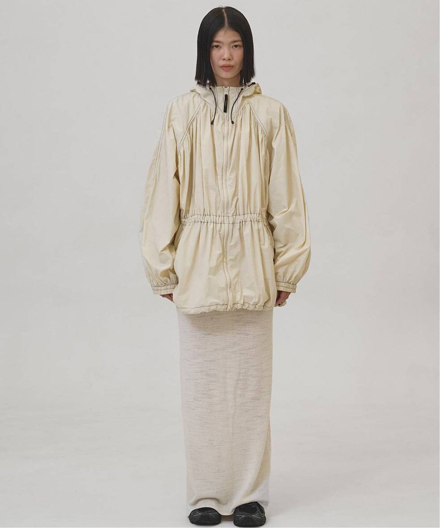 todayful Nylon Gather Blouson サイズ38 エクリュ TODAYFUL Nylon Gather Blouson（ナイロンジャケット）｜BOICE FROM