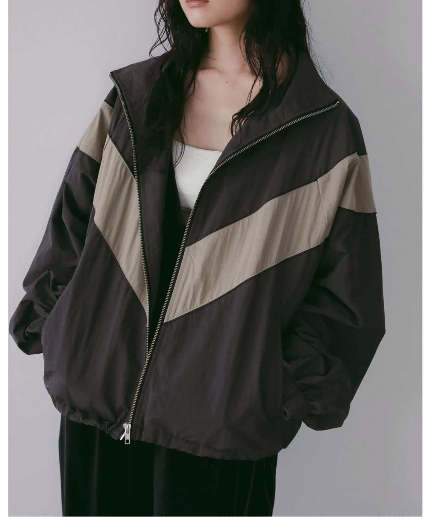 ジャケット・アウター anuke / Nylon Light Blouson BLK 36 anuke（アンヌーク） (アンヌーク）Nylon Light Blouson 予約4月中旬